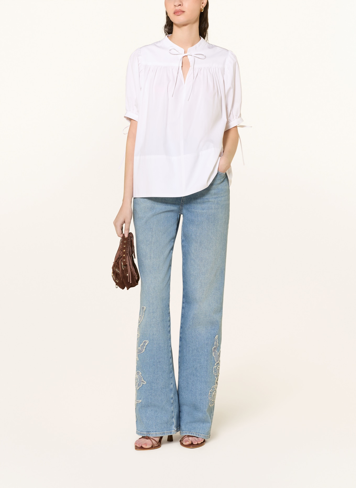 MOS MOSH Straight jeans MMRELEE BLOSSOM: 406 LIGHT BLUE