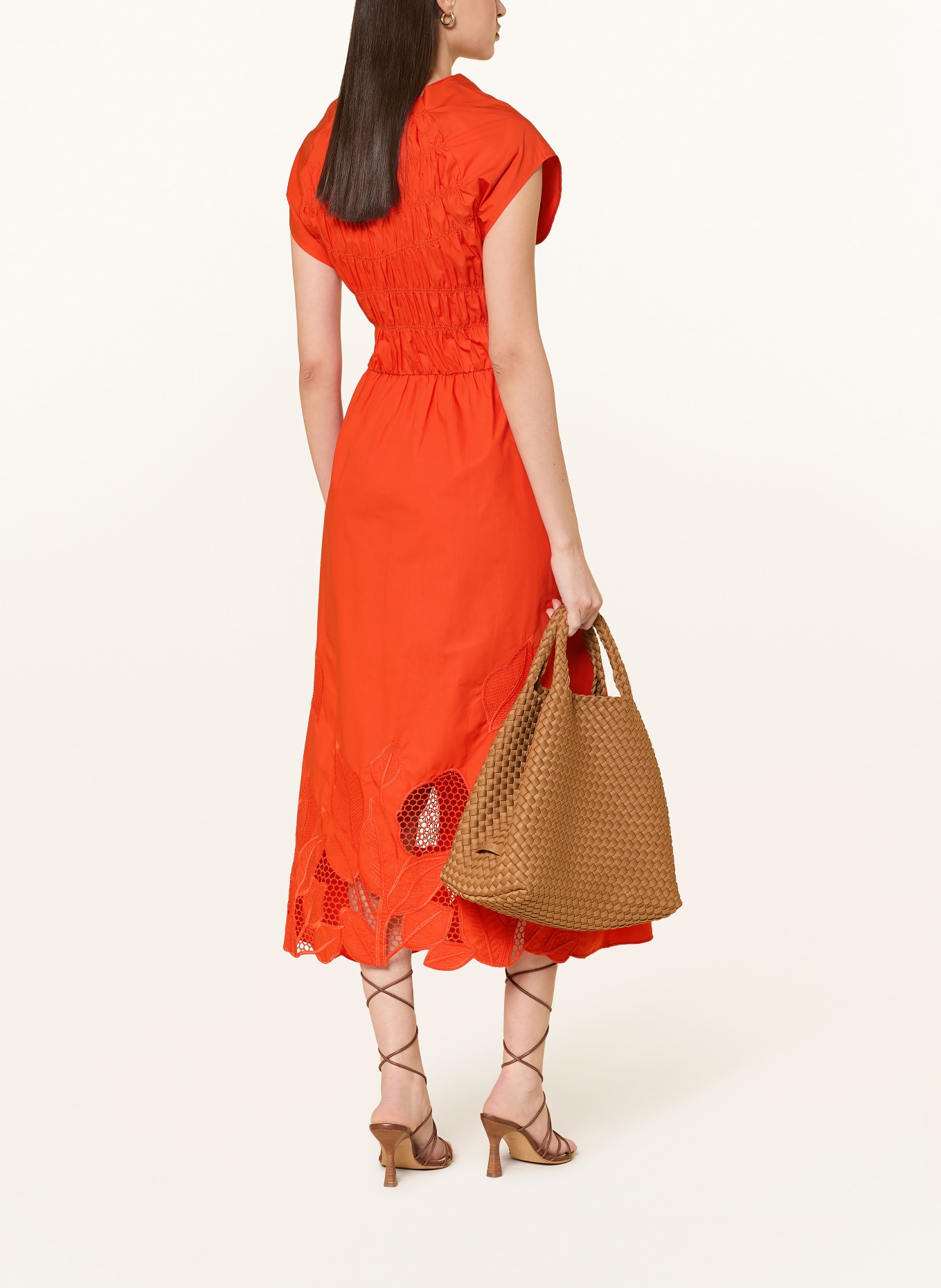 MOS MOSH Sukienka MMARIA: CIEMNOPOMARAŃCZOWY