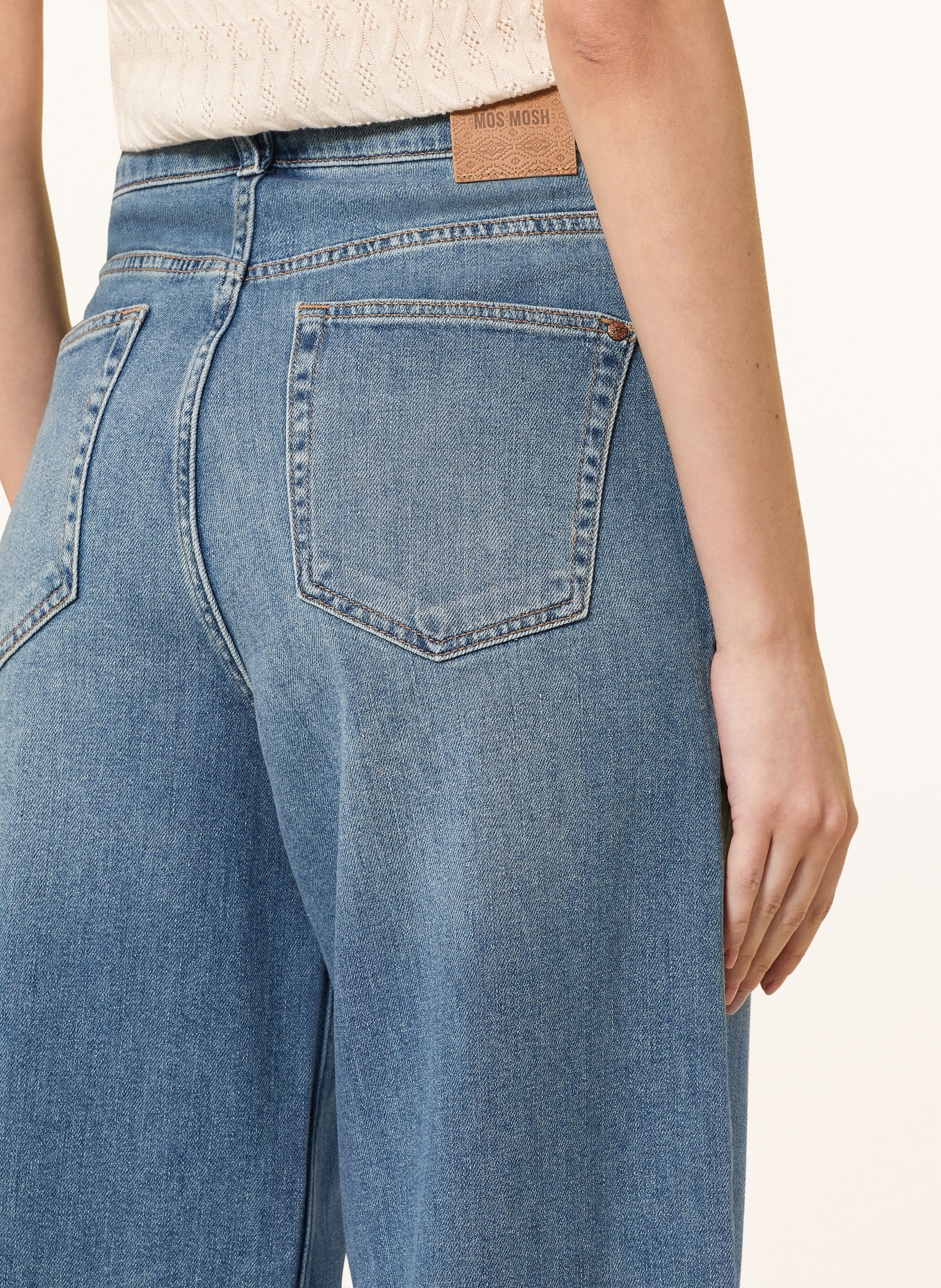 MOS MOSH Jeans culottes MMCOLETTE REMI: 493 Mid Blue