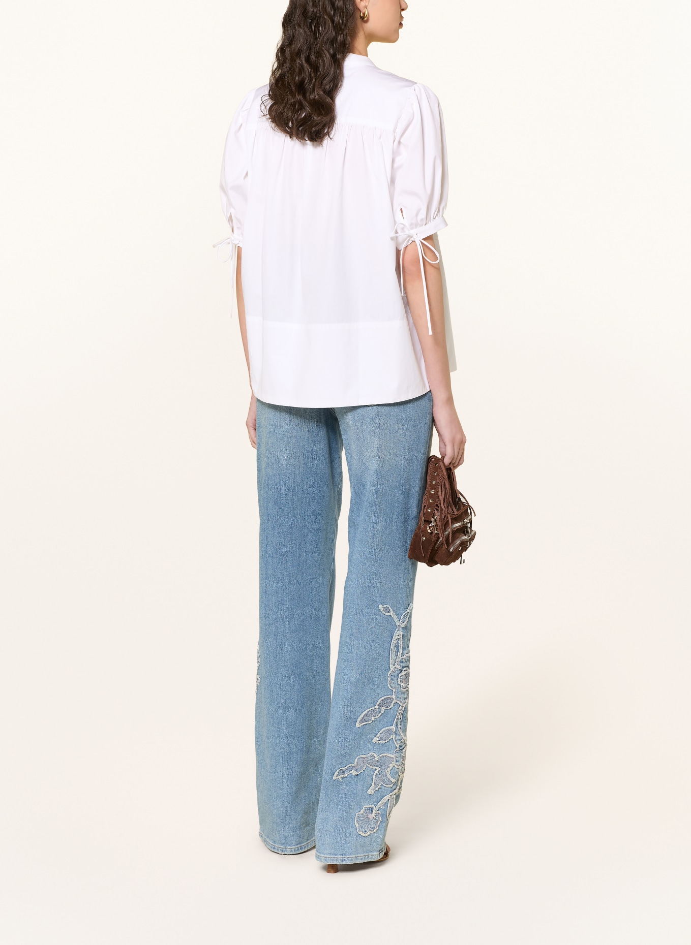 MOS MOSH Blouse shirt MMTARIMA: WHITE