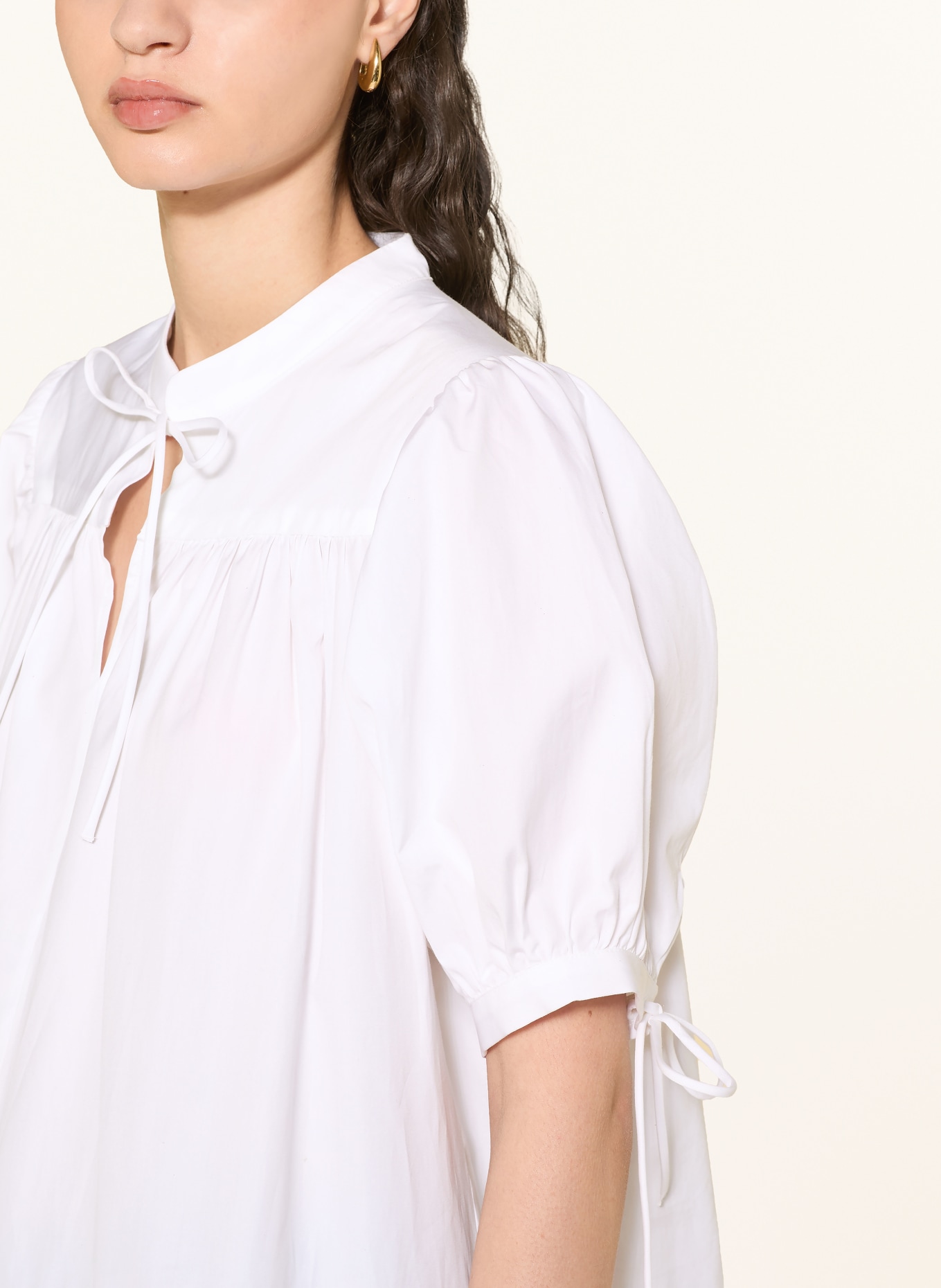 MOS MOSH Blouse shirt MMTARIMA: WHITE