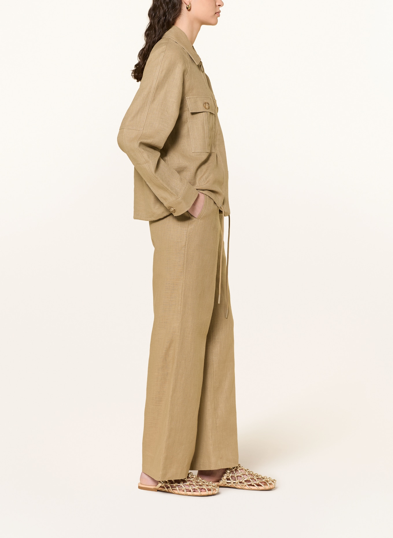 MOS MOSH Marlene Pants LIE: BEIGE