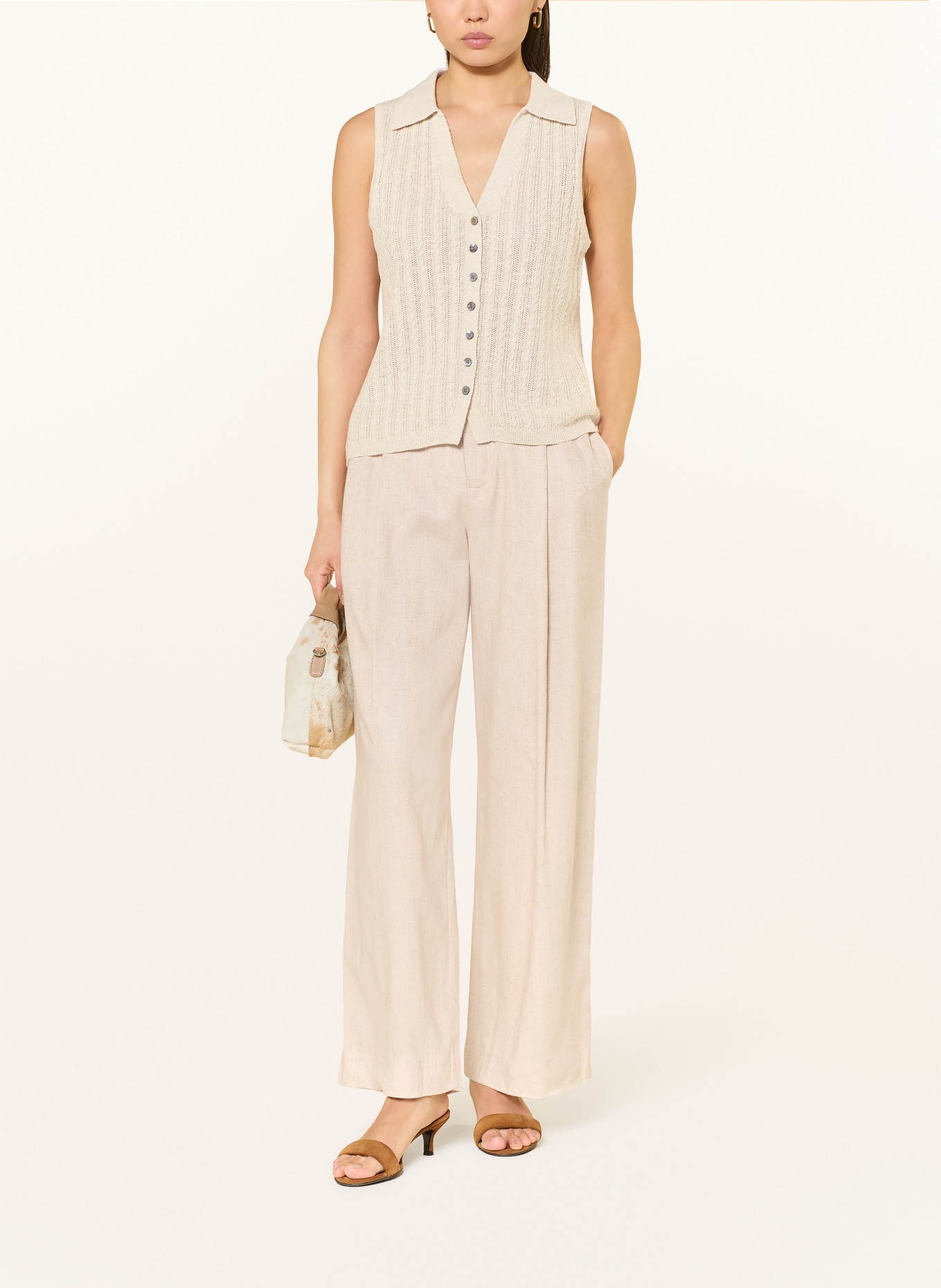 MOS MOSH Marlenehose MMISSA: CREME