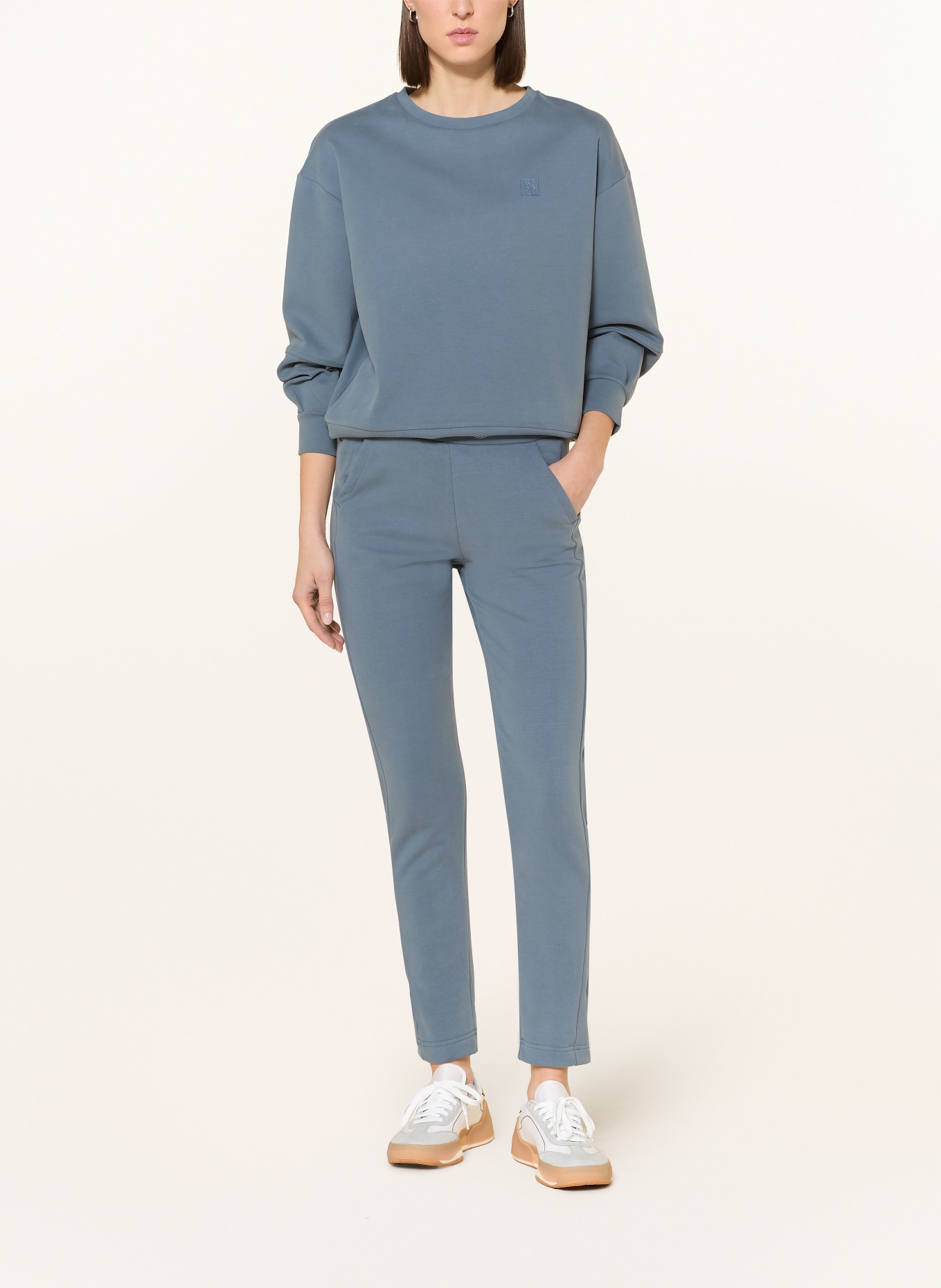 ELBSAND Spodnie dresowe BRINJA: SZARONIEBIESKI