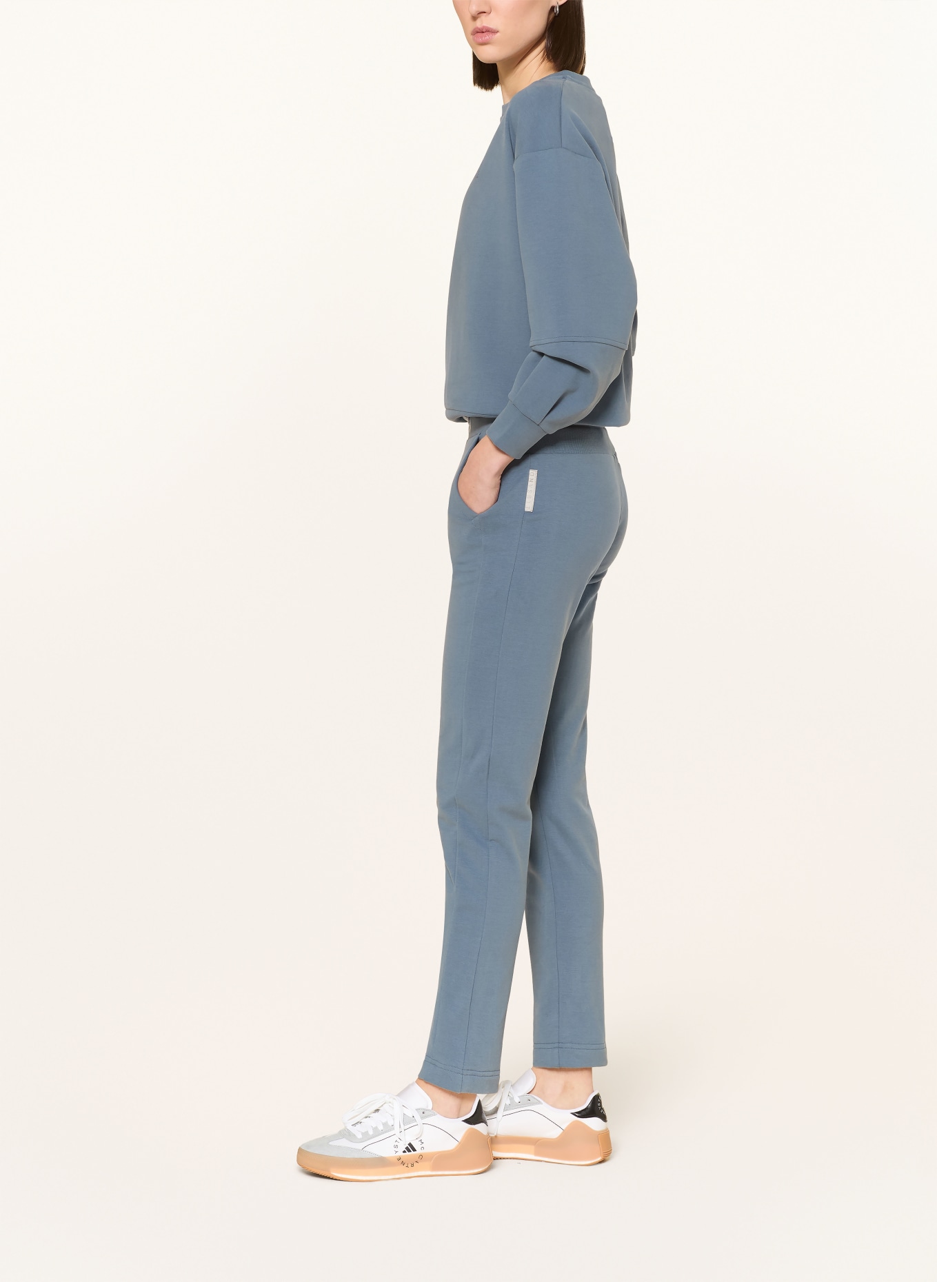 ELBSAND Spodnie dresowe BRINJA: SZARONIEBIESKI