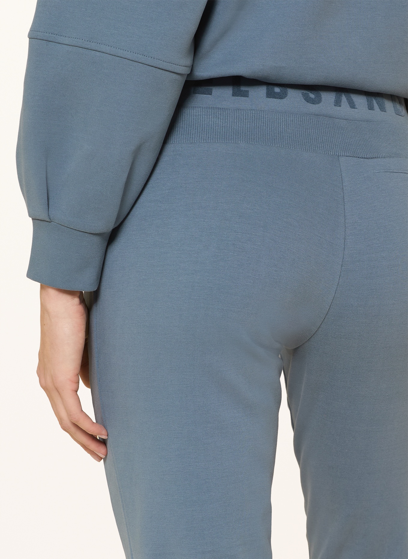 ELBSAND Spodnie dresowe BRINJA: SZARONIEBIESKI