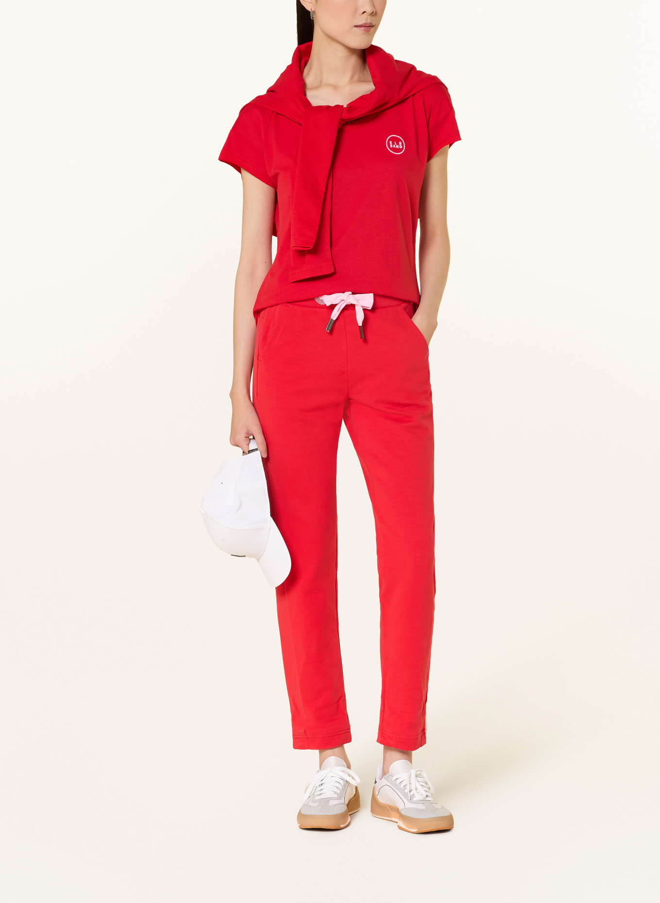 ELBSAND Tepláky BRINJA: ČERVENÁ