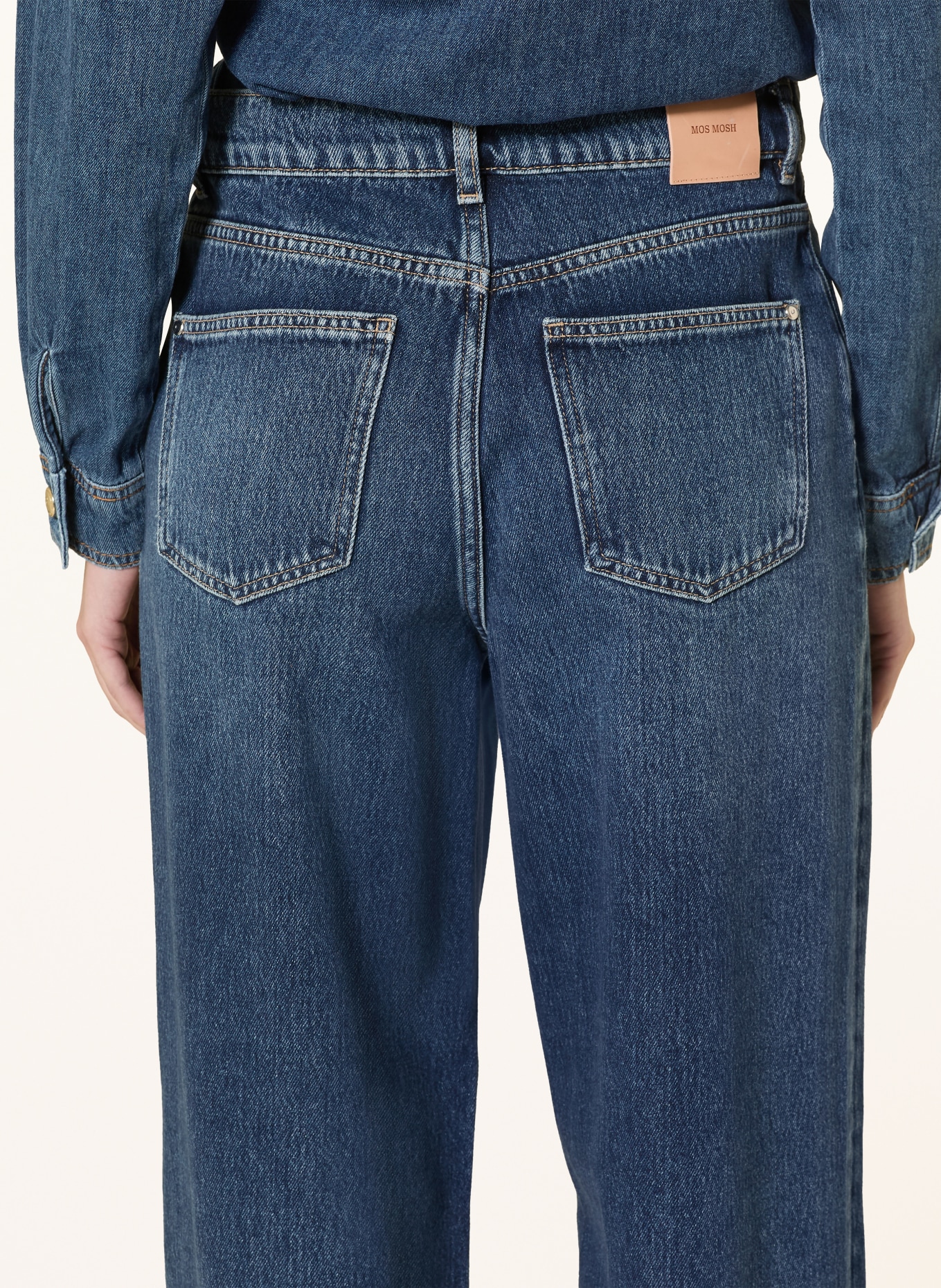 MOS MOSH Džíny s širokými nohavicemi MMDARA VERNEZA: 447 DARK BLUE