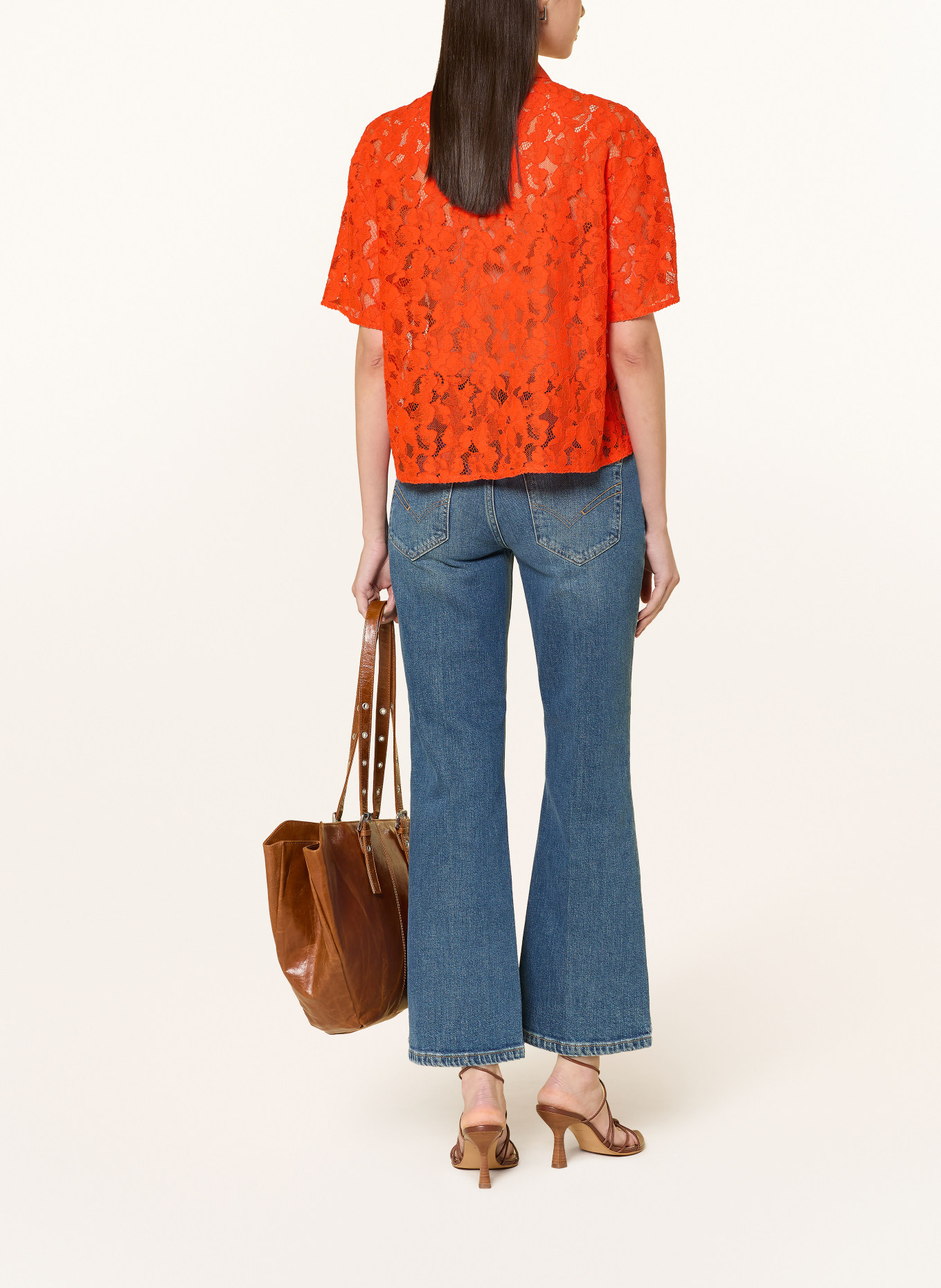 MOS MOSH Zvonové džíny MMCYNTHIA: 403 VINTAGE BLUE