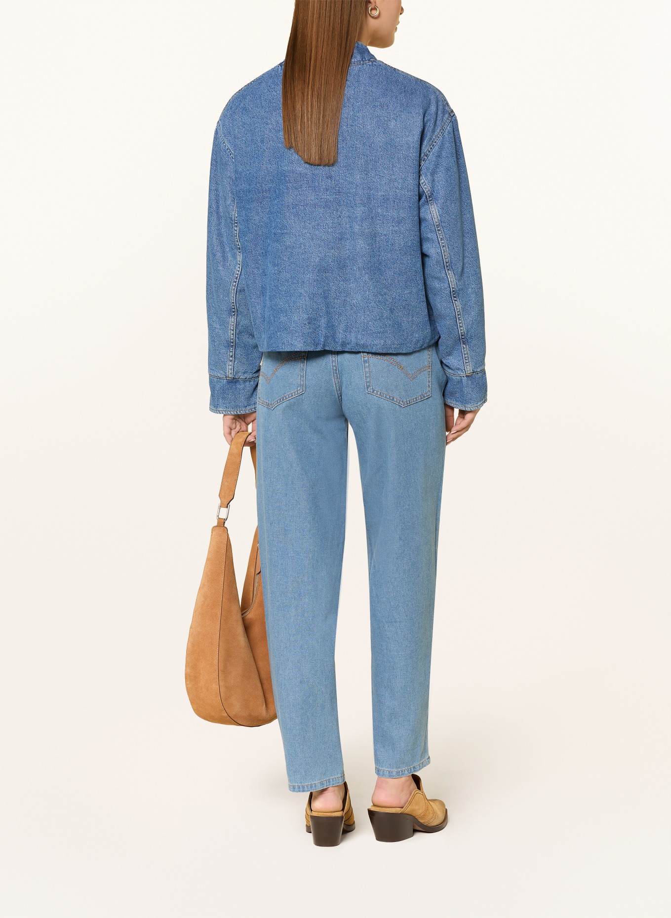 MOS MOSH Džíny Barrel MMHELLEN: 401 BLUE