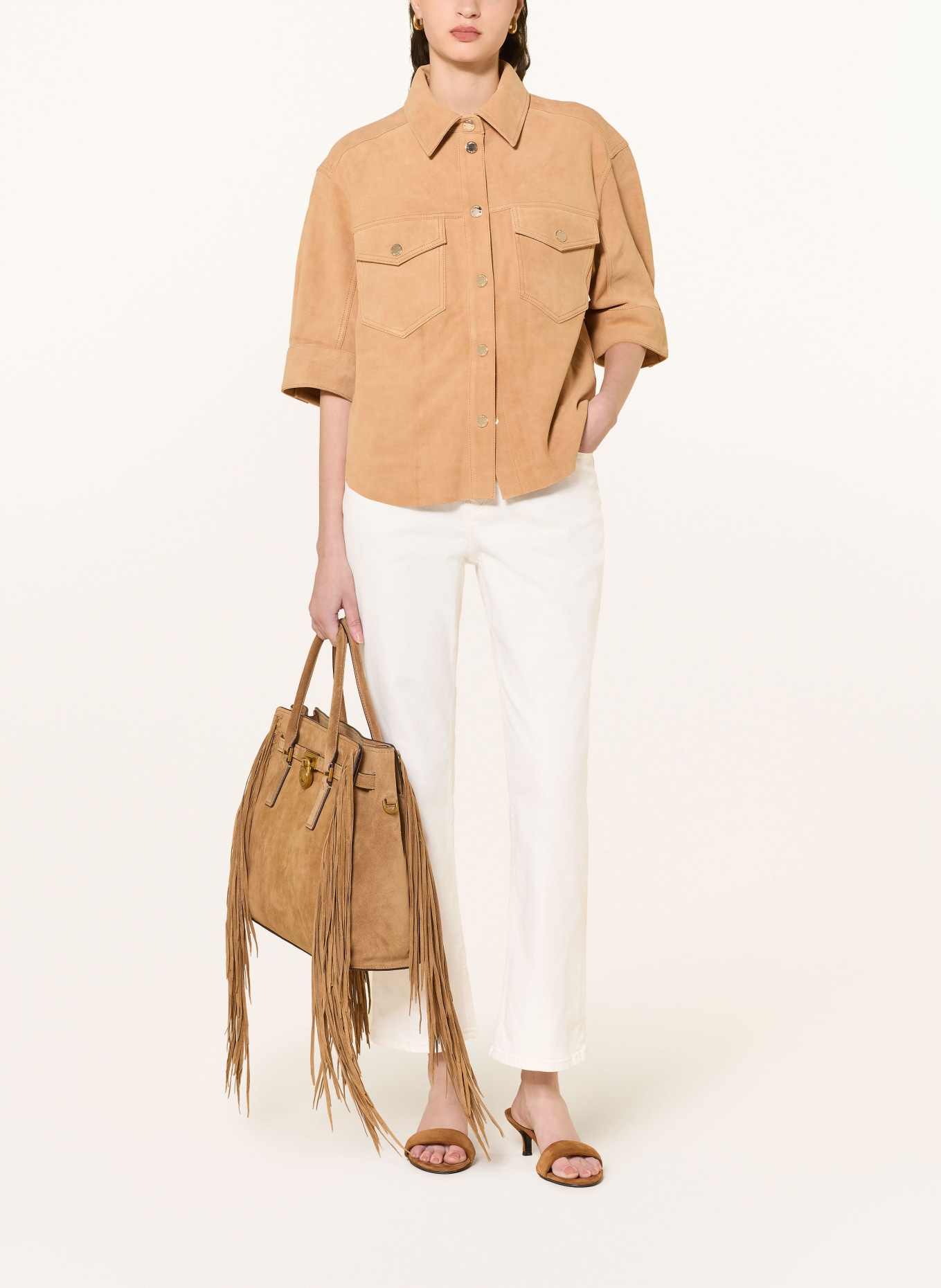 MOS MOSH Bootcut jeans MMCOLORADO MAI: 101 WHITE