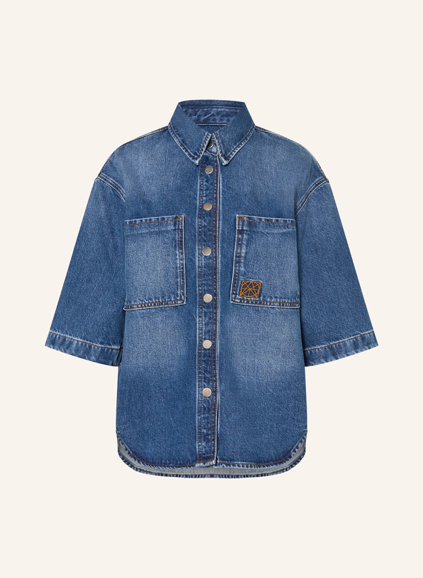 HEYANNO Jeansbluse MMHNOTE: BLAU