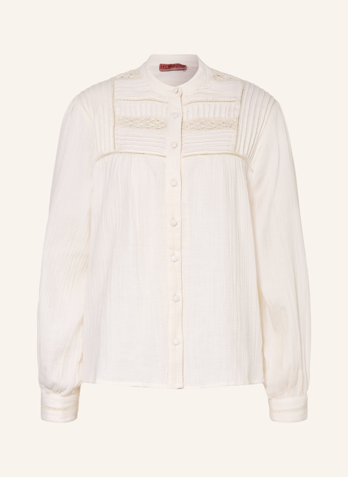 HEYANNO Bluzka z muślinu MMHSTORY: ECRU