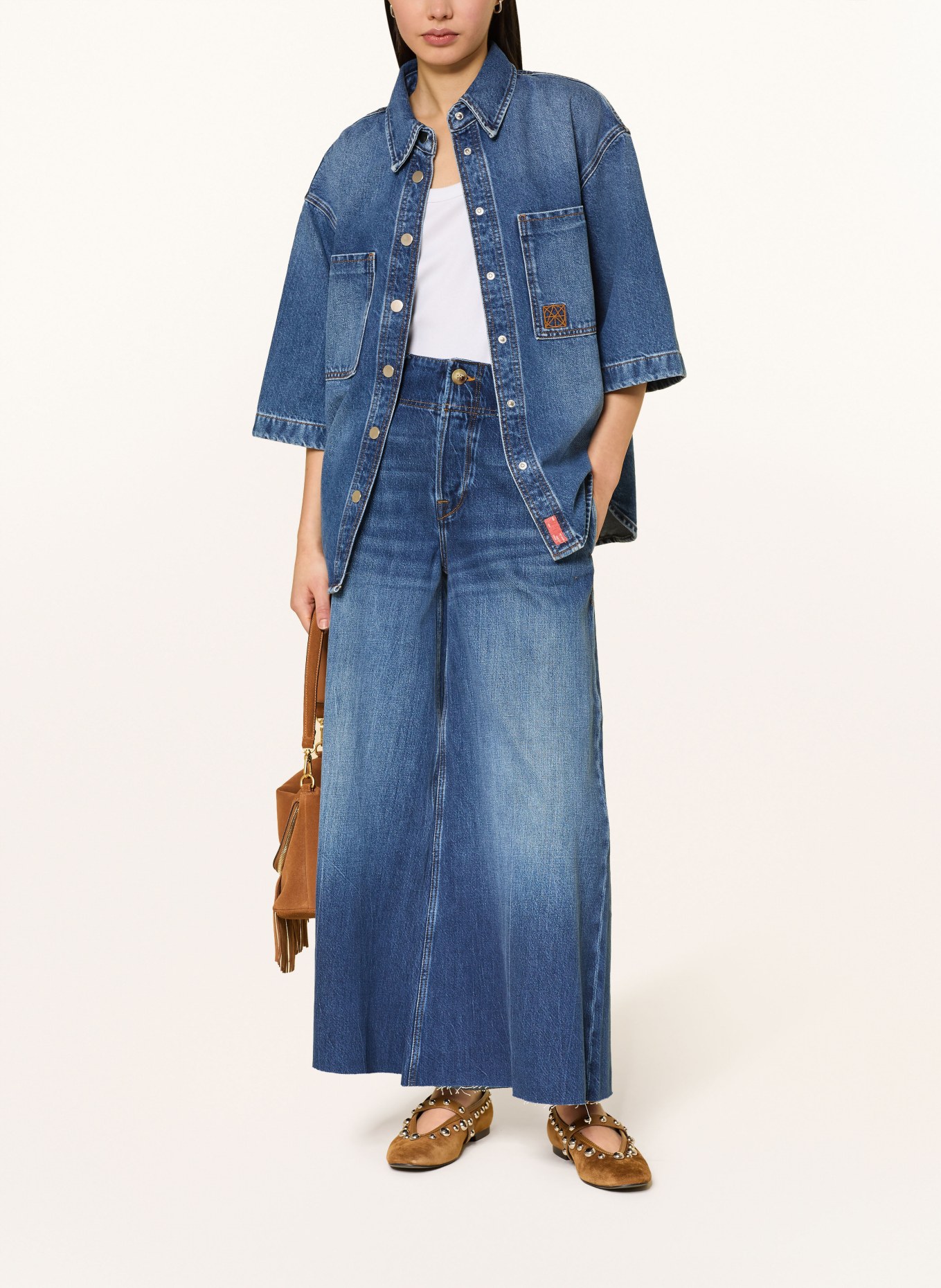 HEYANNO Jeans culottes MMHDISCOVER: 956 Dark Blue Washed