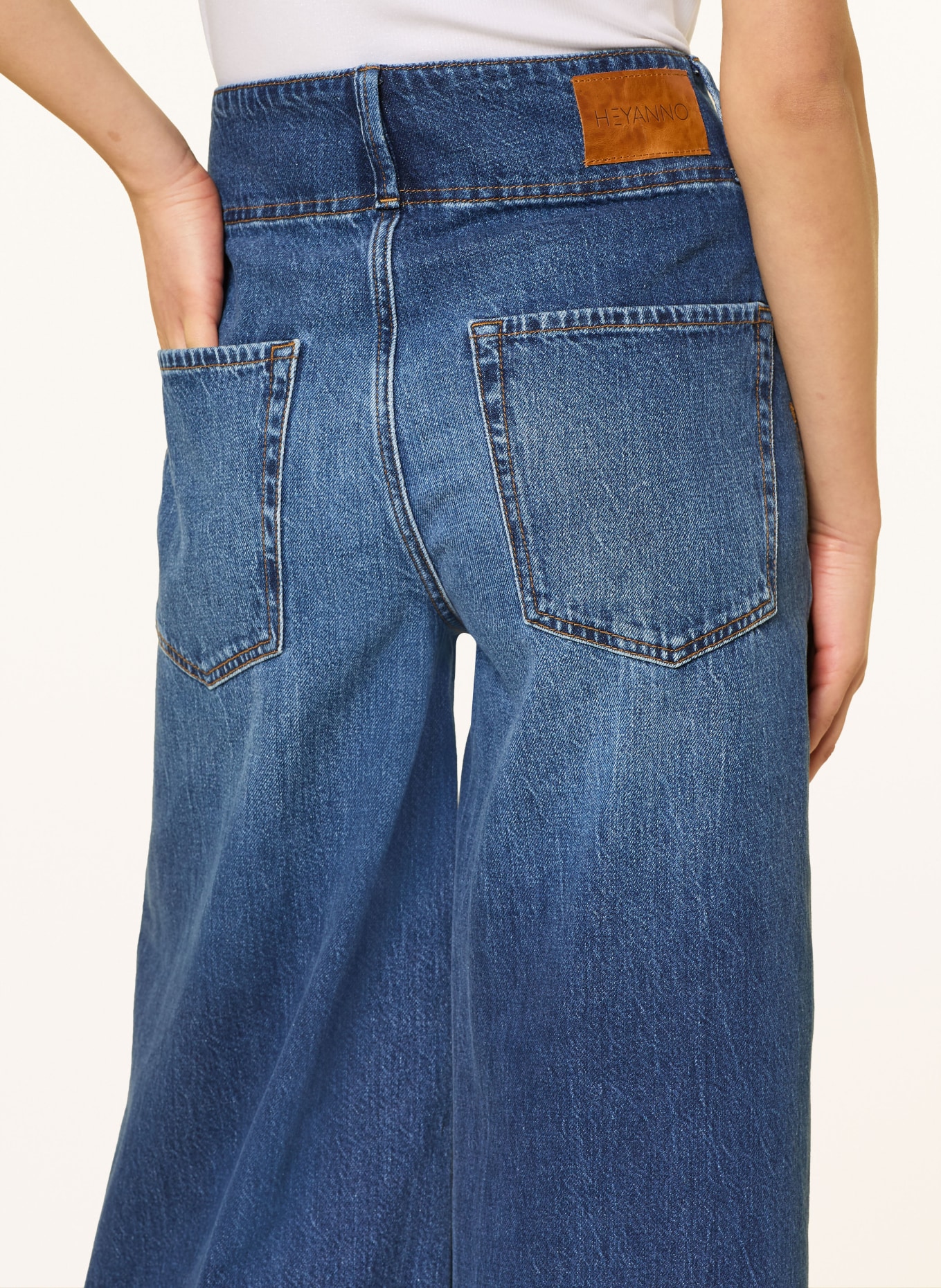 HEYANNO Jeans culottes MMHDISCOVER: 956 Dark Blue Washed