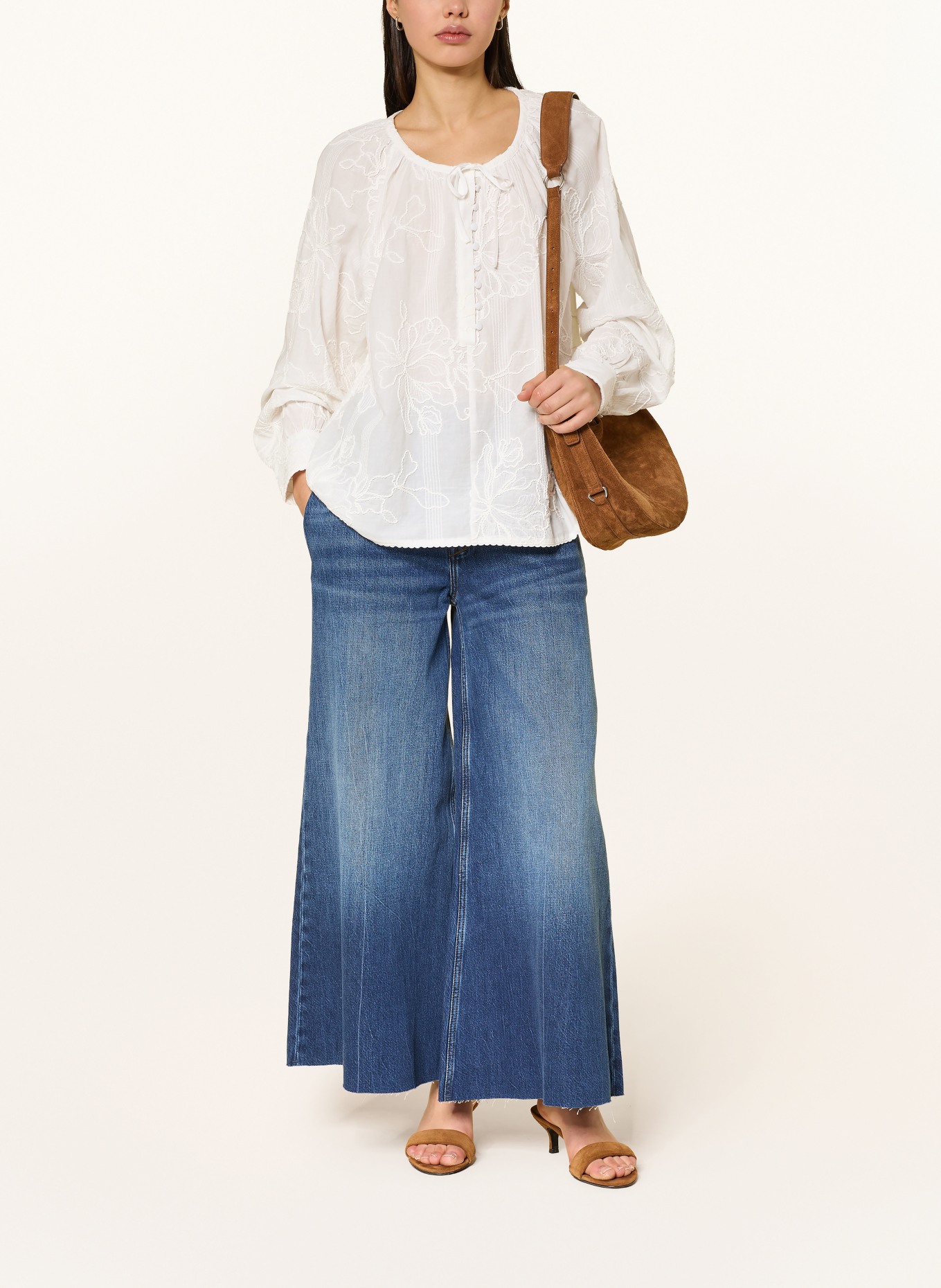 HEYANNO Blůza MMHPOISE: BÍLÁ