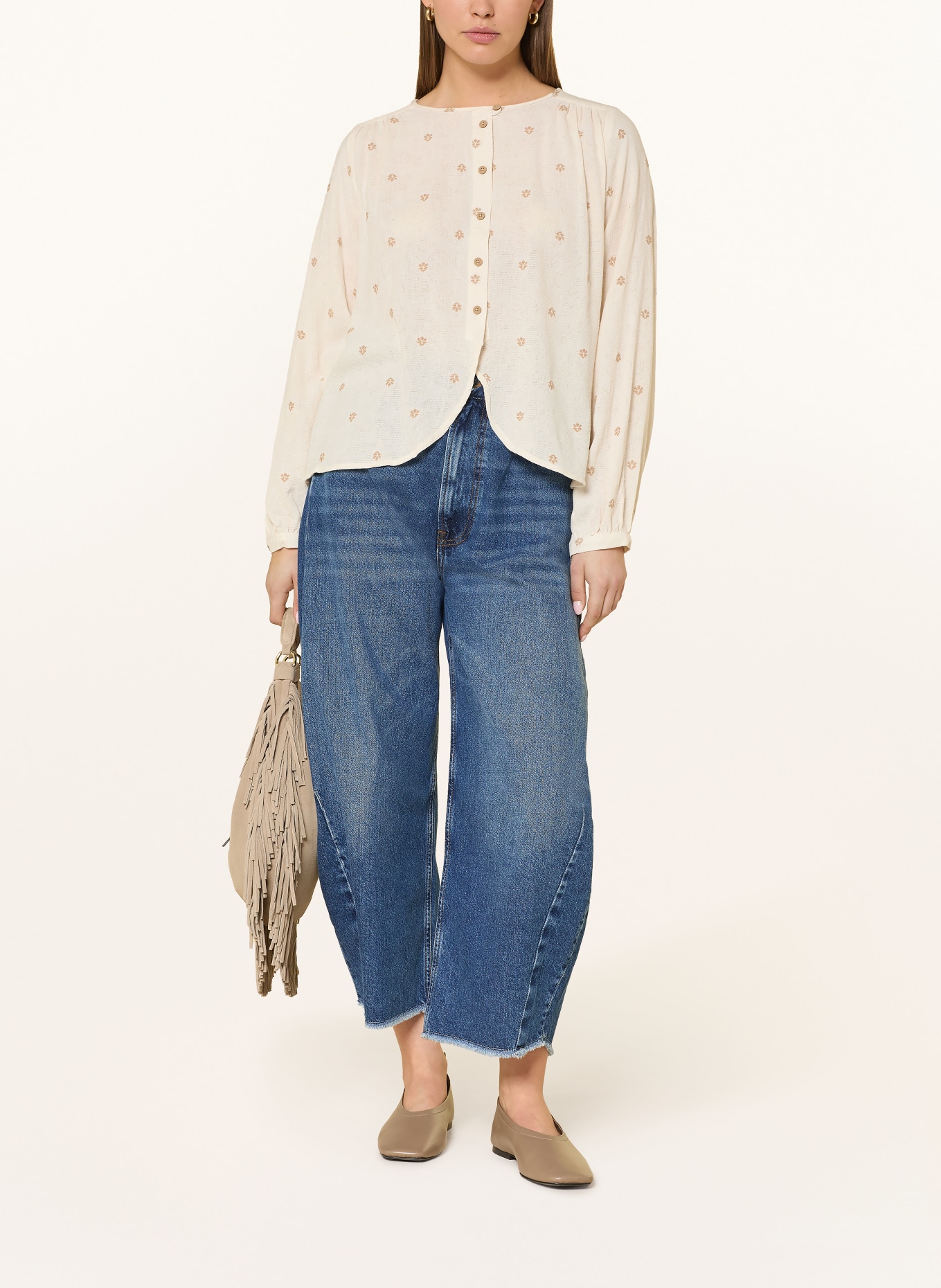 HEYANNO Barrel Jeans MMHTROOPER: 105 Medium Washed Blue