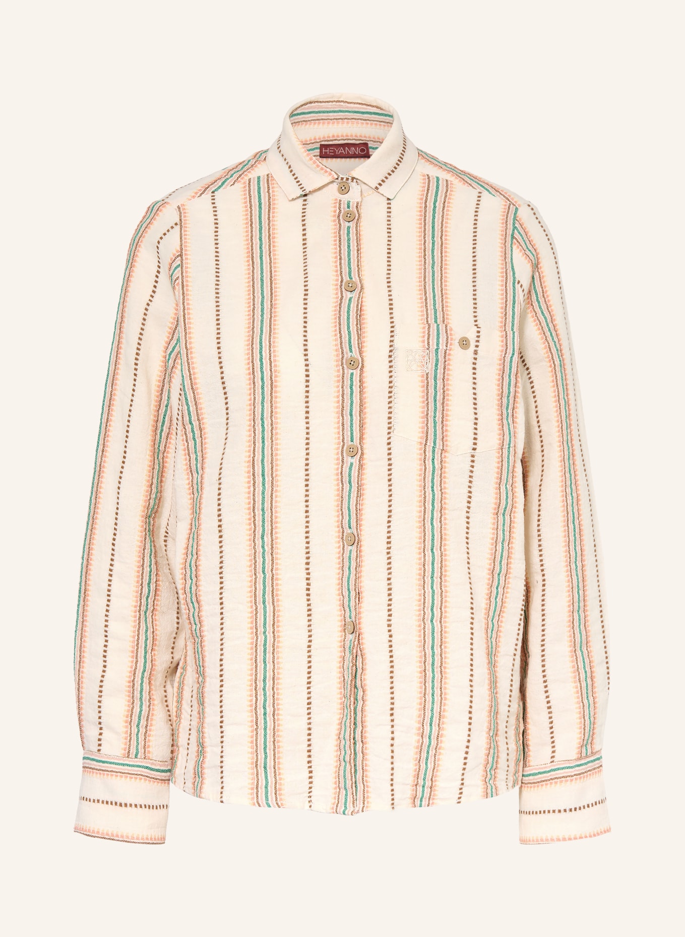 HEYANNO Košile MMHGROW: TMAVĚ ŽLUTÁ / TMAVĚ ORANŽOVÁ / ZELENÁ