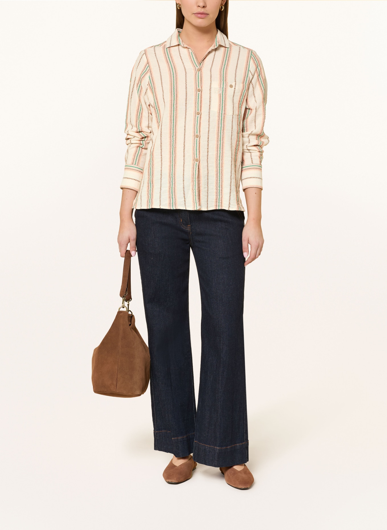 HEYANNO Košile MMHGROW: TMAVĚ ŽLUTÁ / TMAVĚ ORANŽOVÁ / ZELENÁ