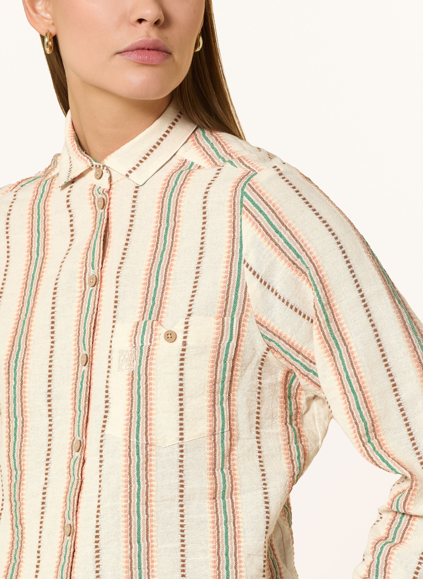 HEYANNO Košile MMHGROW: TMAVĚ ŽLUTÁ / TMAVĚ ORANŽOVÁ / ZELENÁ