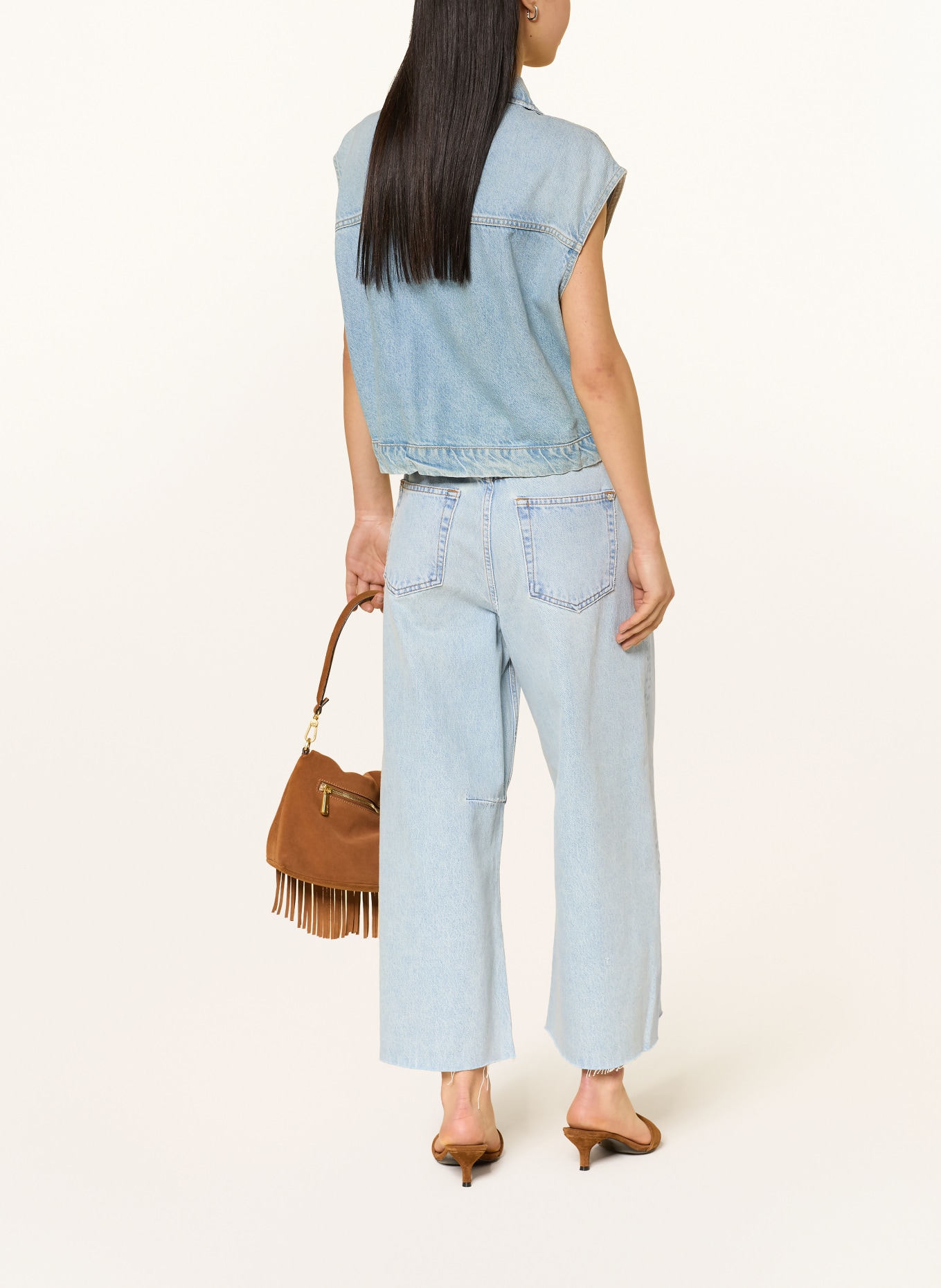 HEYANNO Spódnico-spodnie jeansowe MMHSWEET: 405 LIGHT BLUE DENIM