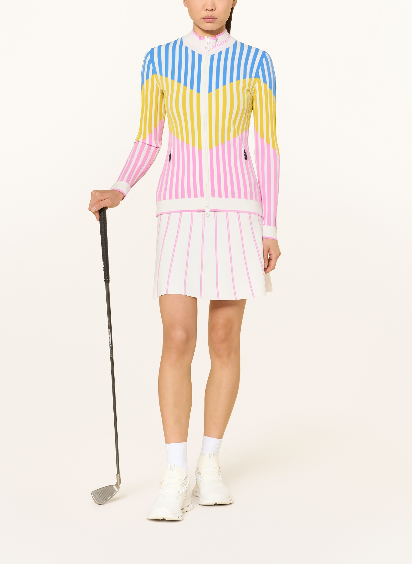 SPORTALM svetr: RŮŽOVÁ / SVĚTLE ZELENÁ / MODRÁ