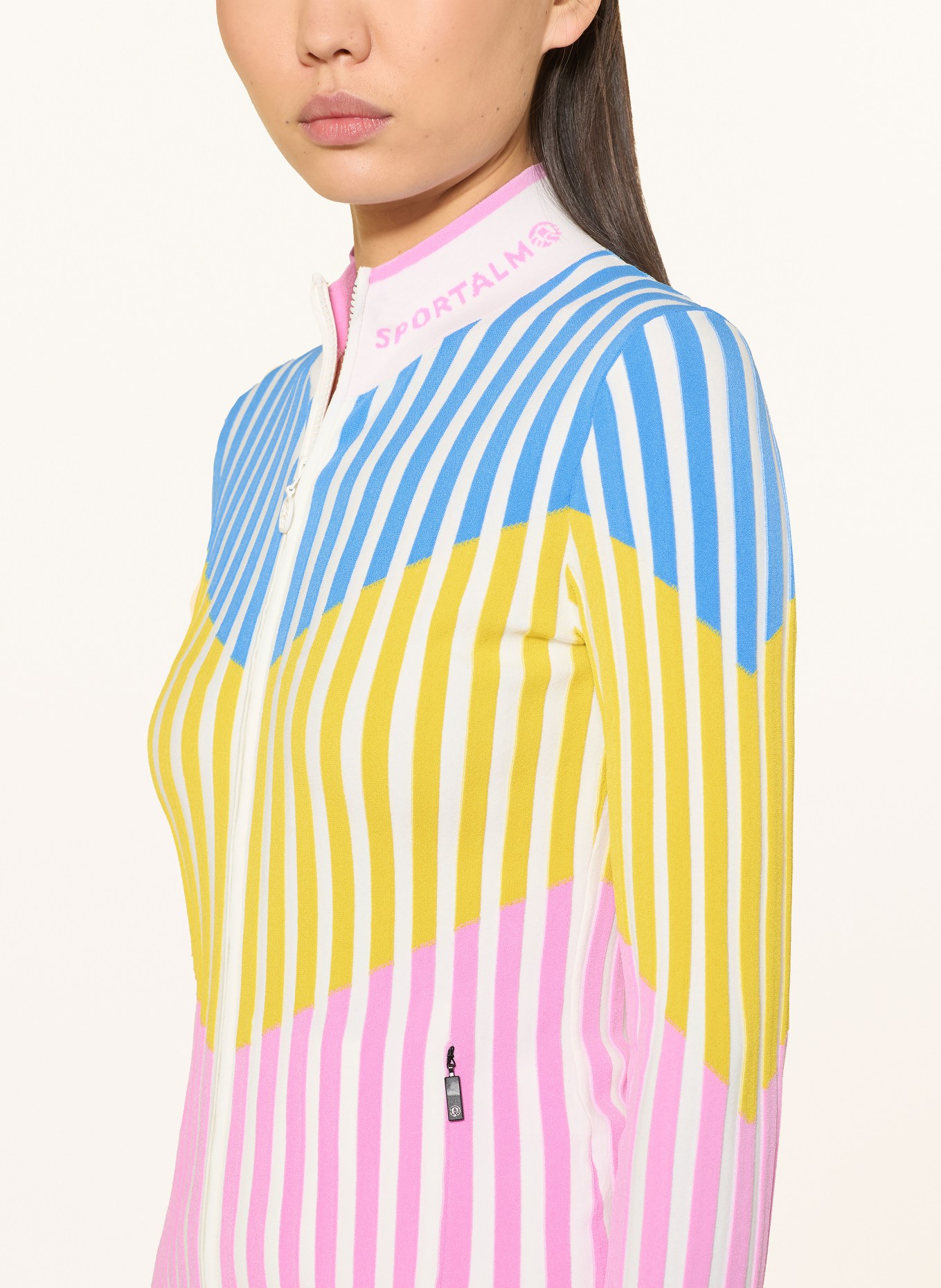 SPORTALM svetr: RŮŽOVÁ / SVĚTLE ZELENÁ / MODRÁ