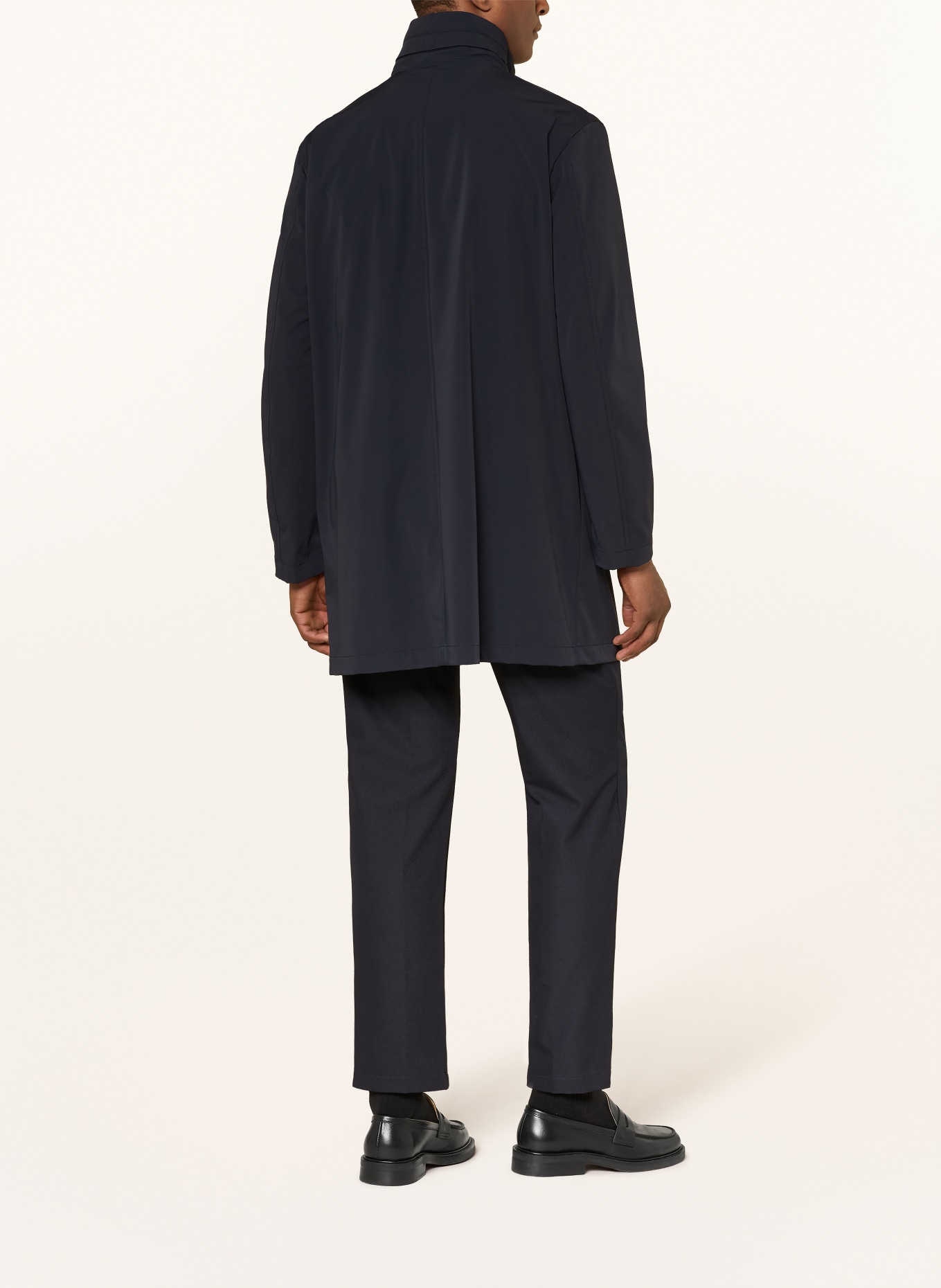 STRELLSON Płaszcz FALEY FLEX: GRANATOWY