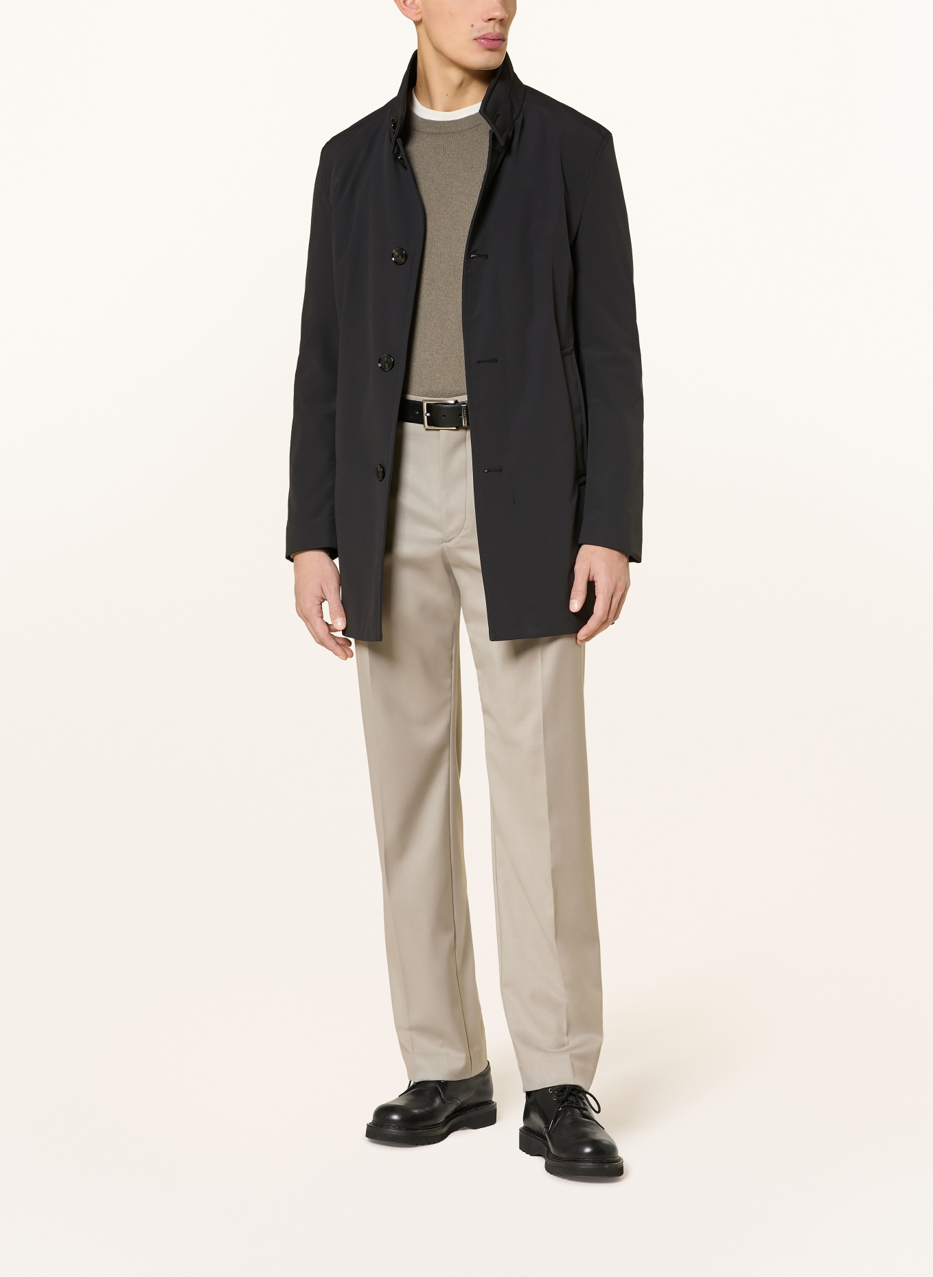 STRELLSON Mantel FLEX CROSS FINCHEY: SCHWARZ