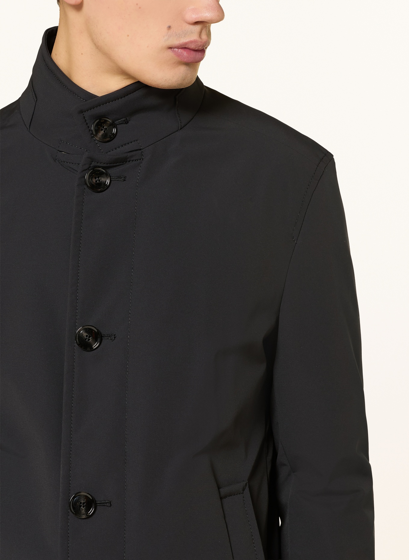 STRELLSON Mantel FLEX CROSS FINCHEY: SCHWARZ