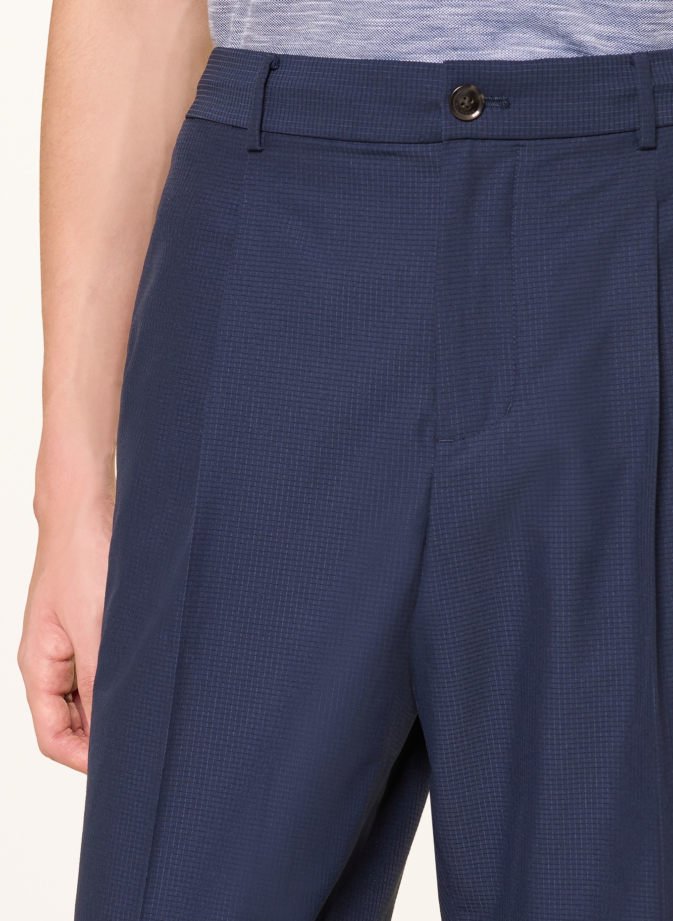 TOMMY HILFIGER Chino HARLEM Relaxed Tapered Fit: DUNKELBLAU