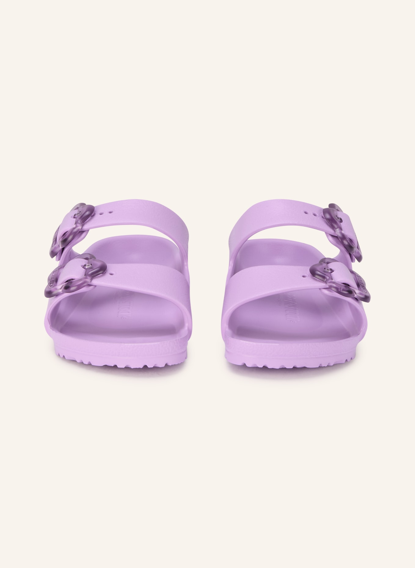 BIRKENSTOCK Klapki ARIZONA FLOWER: JASNOFIOLETOWY