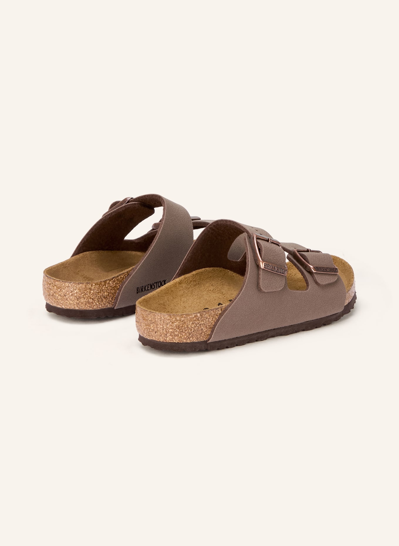 BIRKENSTOCK Klapki ARIZONA: SZAROBRĄZOWY