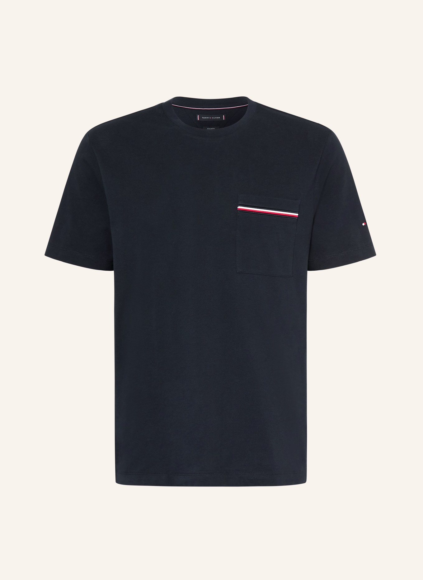 TOMMY HILFIGER T-Shirt: DUNKELBLAU