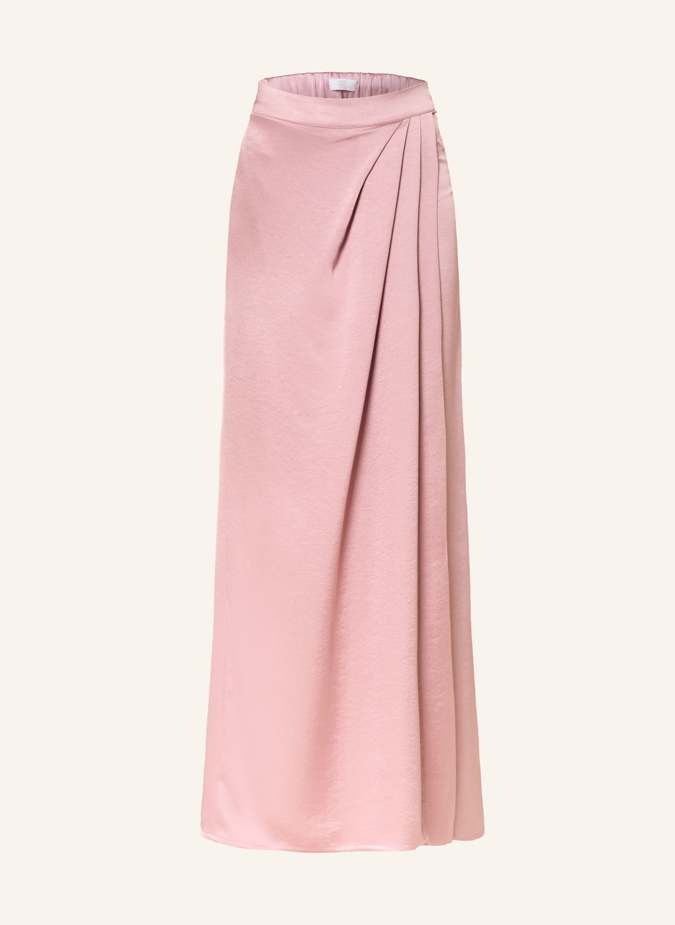 RIANI satijnen rok: ROSÉ