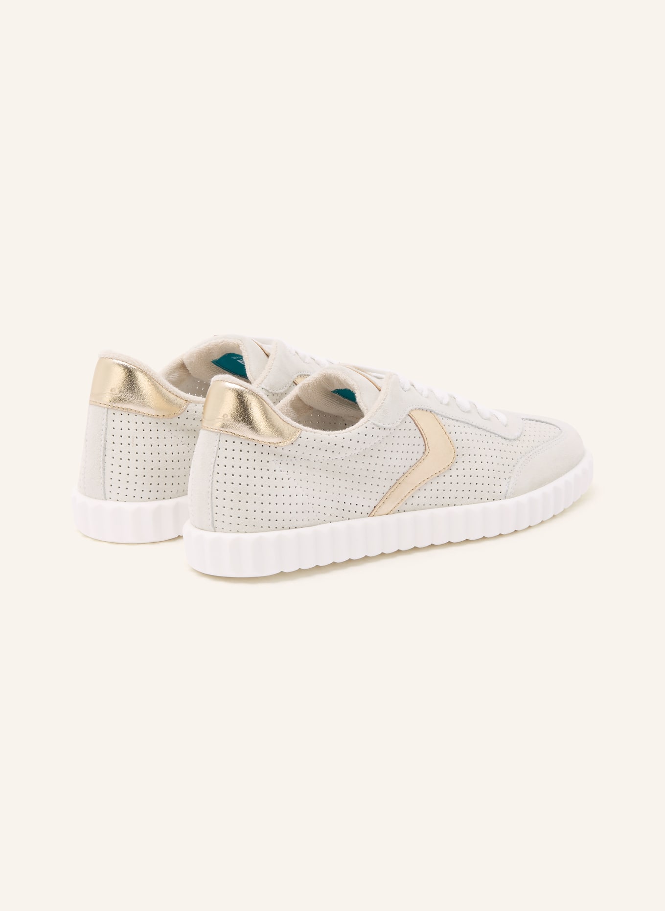 VOILE BLANCHE Sneaker INES: HELLGRAU / GOLD