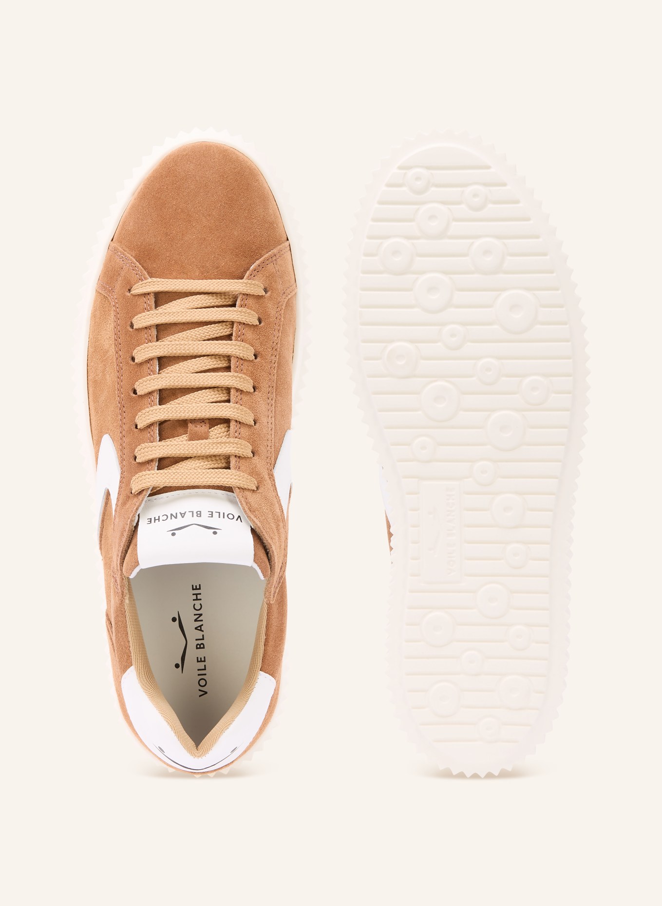 VOILE BLANCHE Sneaker LIPARI: BRAUN / WEISS