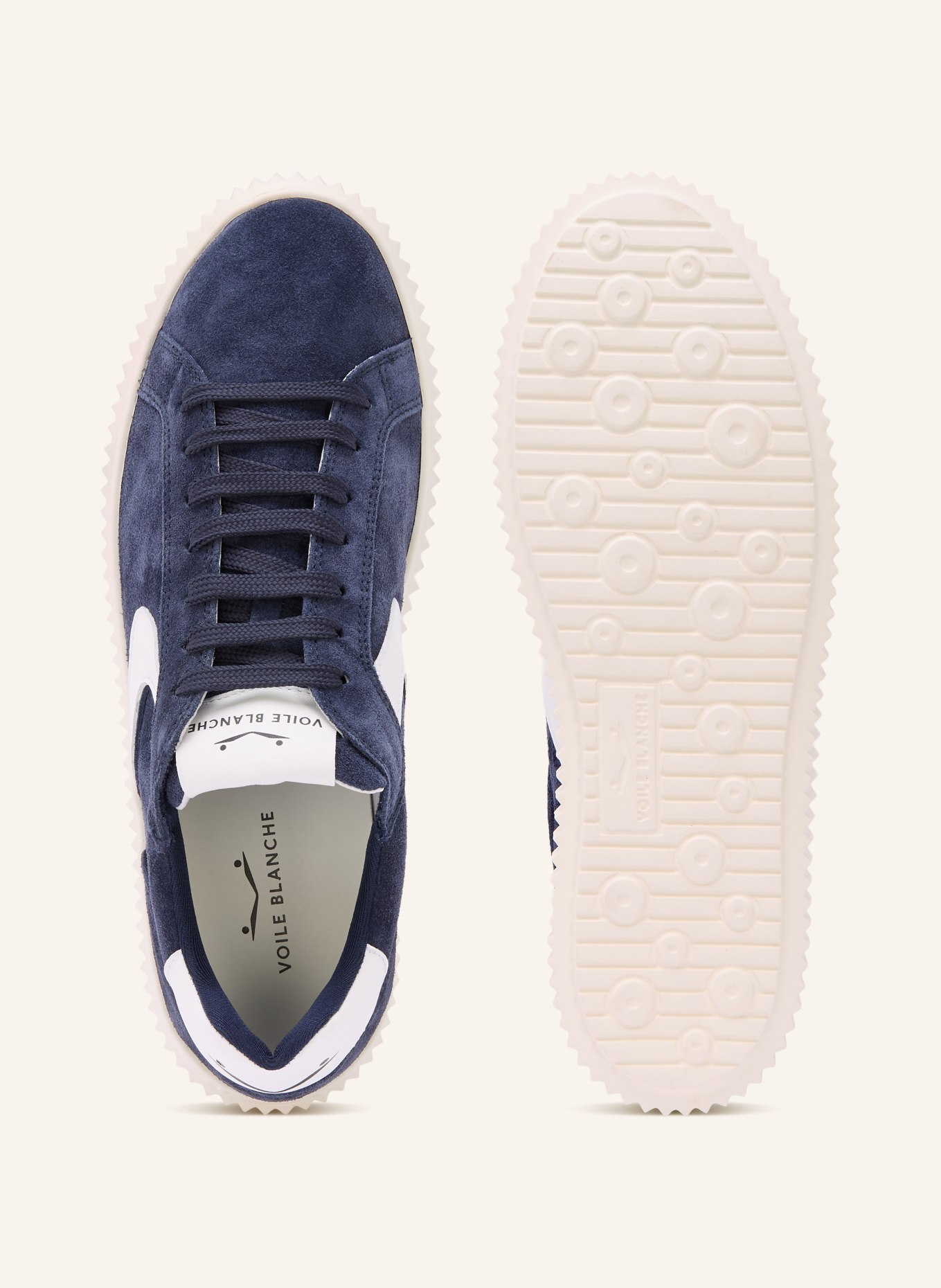 VOILE BLANCHE Sneaker LIPARI: DUNKELBLAU / WEISS