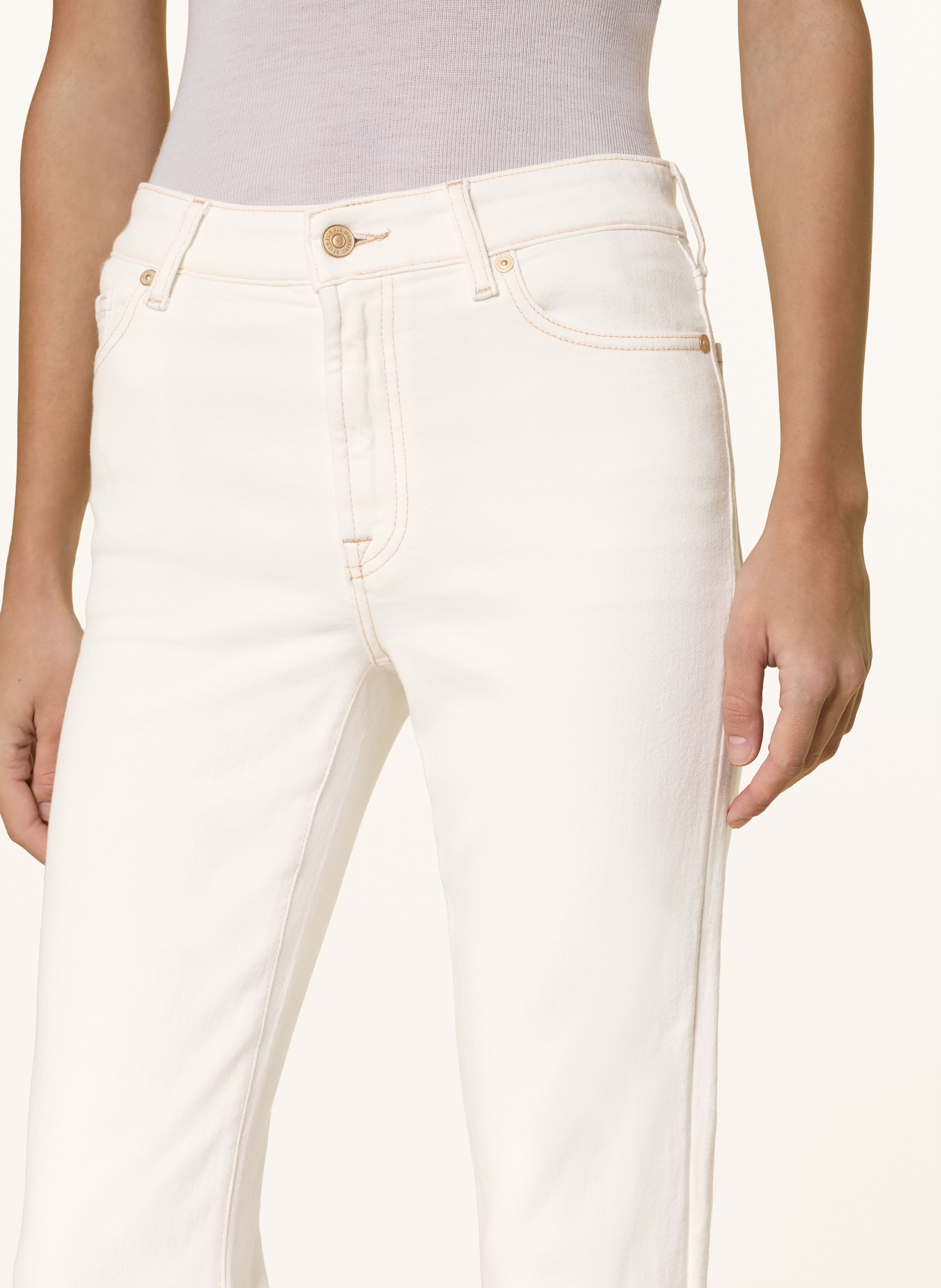 7 for all mankind Bootcut Jeans THE LEGGY: RGS White