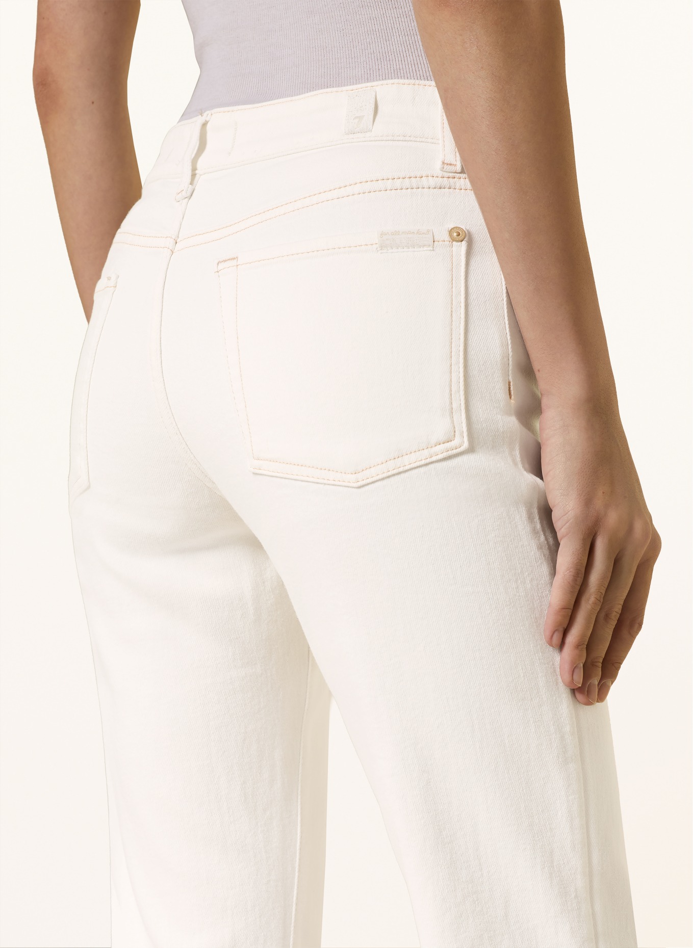 7 for all mankind Bootcut Jeans THE LEGGY: RGS White