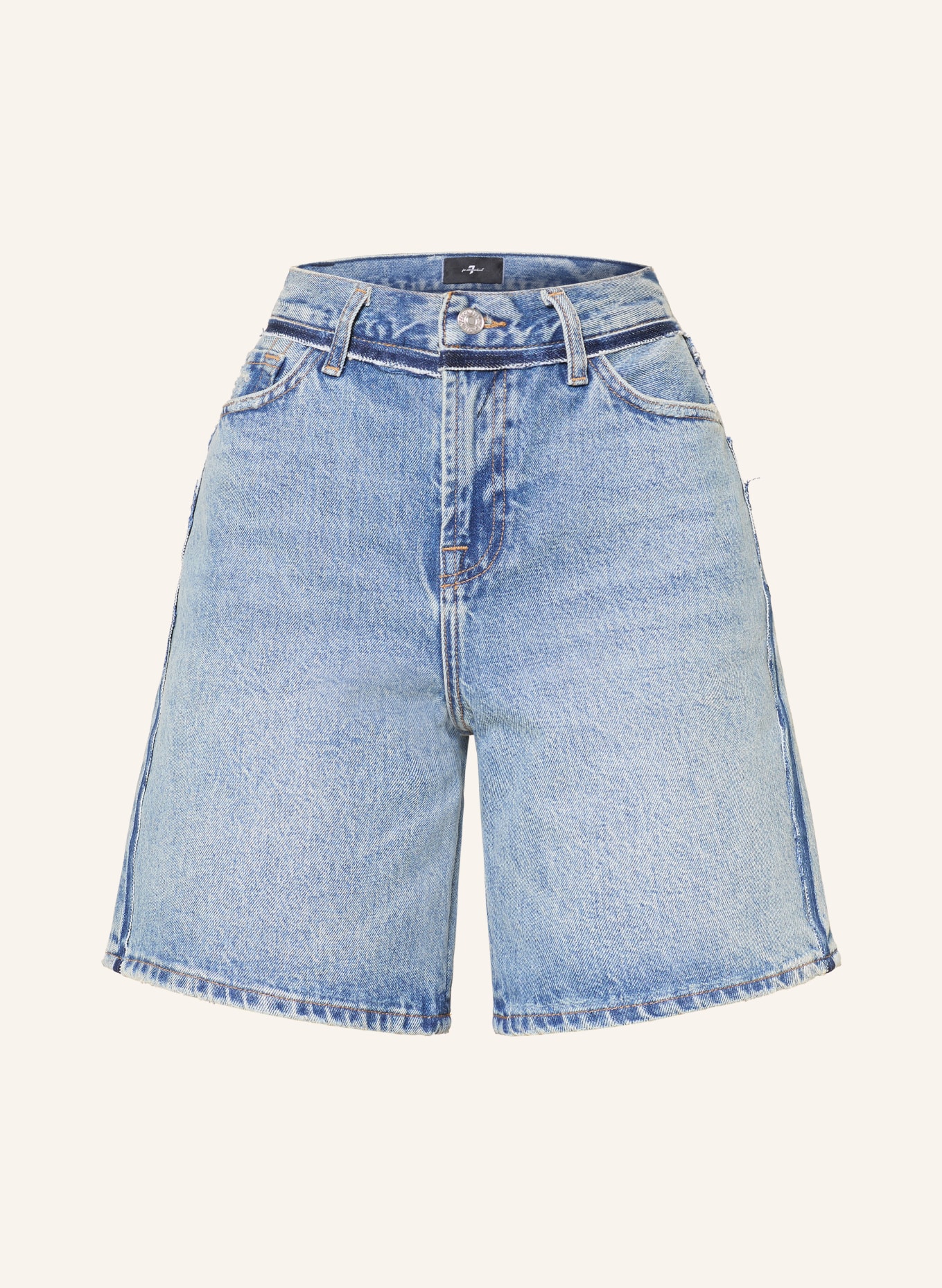 7 for all mankind Džínové šortky LOLA: 3DL Light Blue