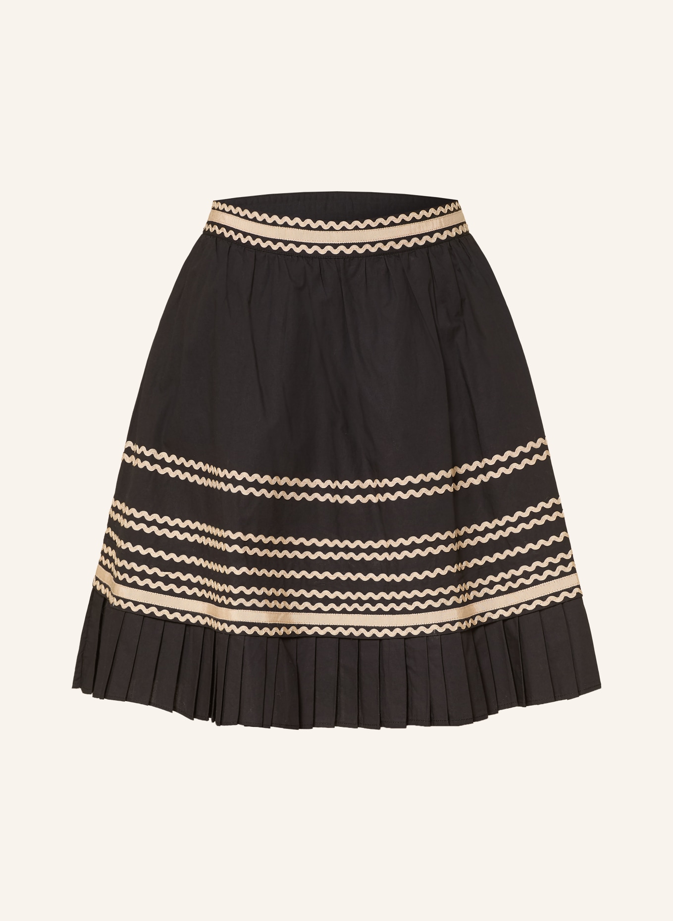 ULLA JOHNSON Rock ADALEIGH: SCHWARZ / BEIGE