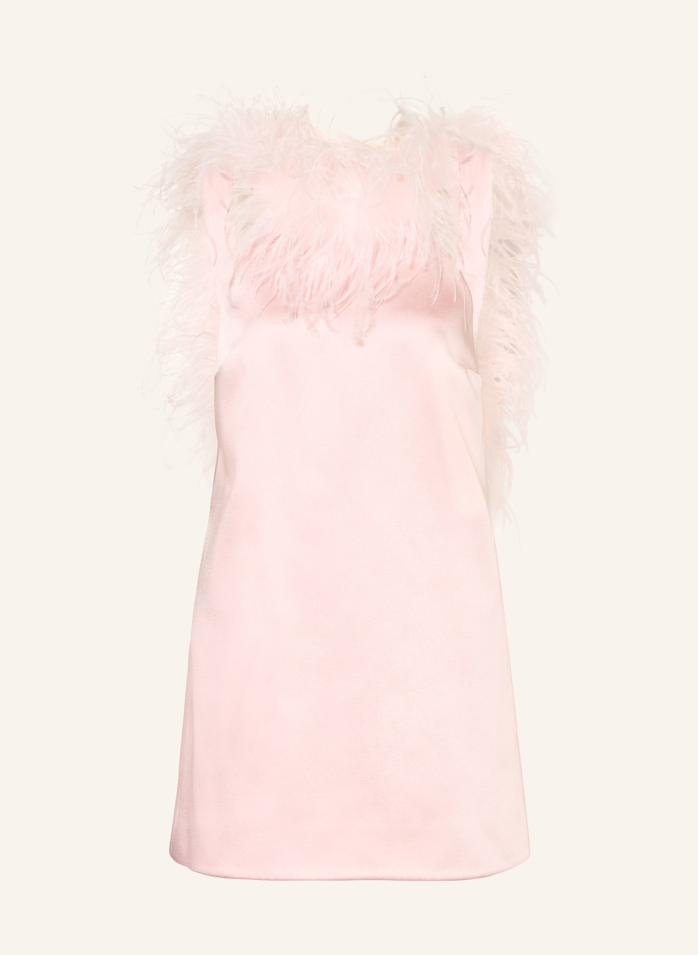 RETROFÊTE Koktejlové šaty JORIE: SVĚTLE RŮŽOVÁ