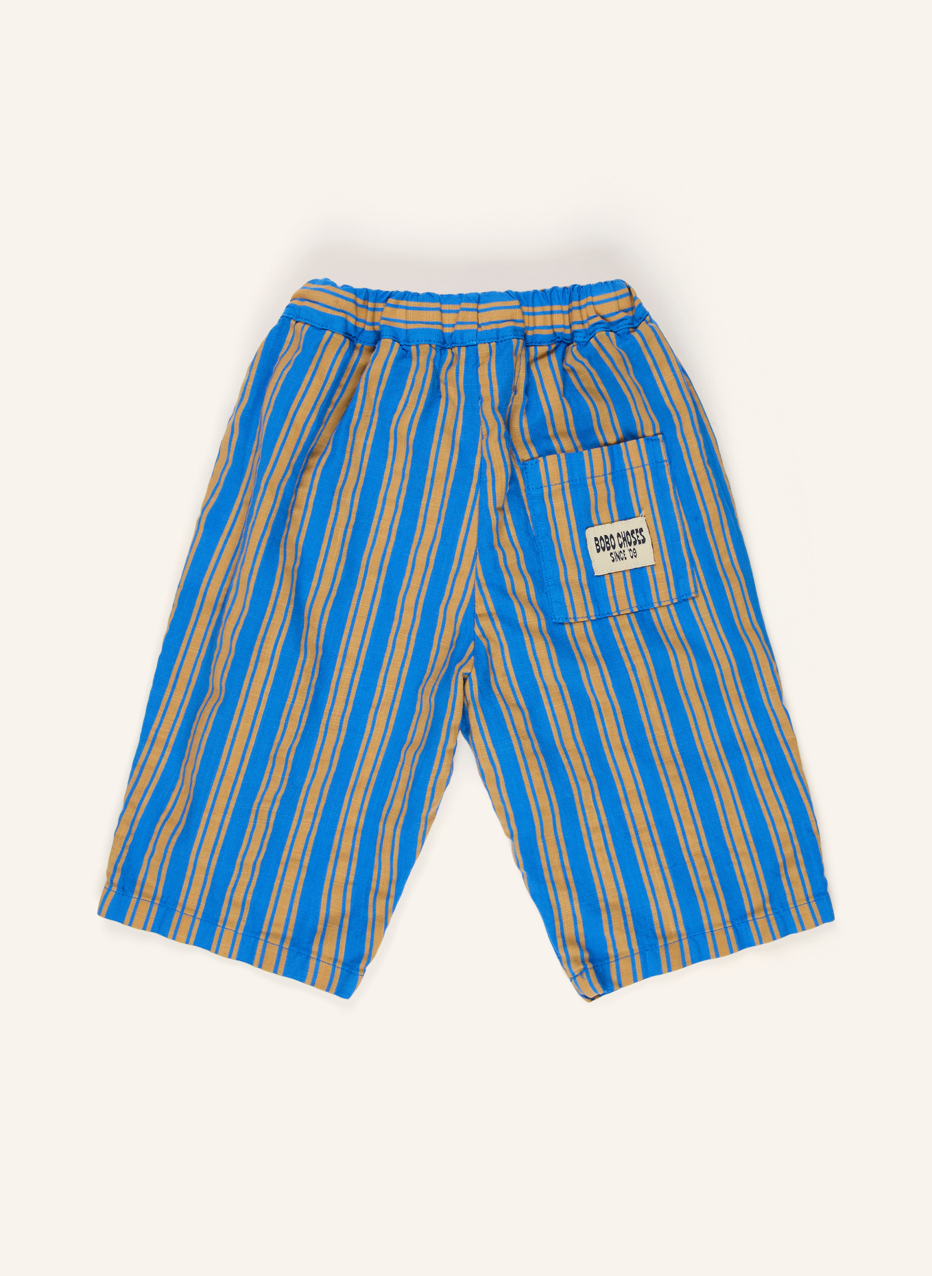 BOBO CHOSES spodnie: NIEBIESKI / BEŻOWY