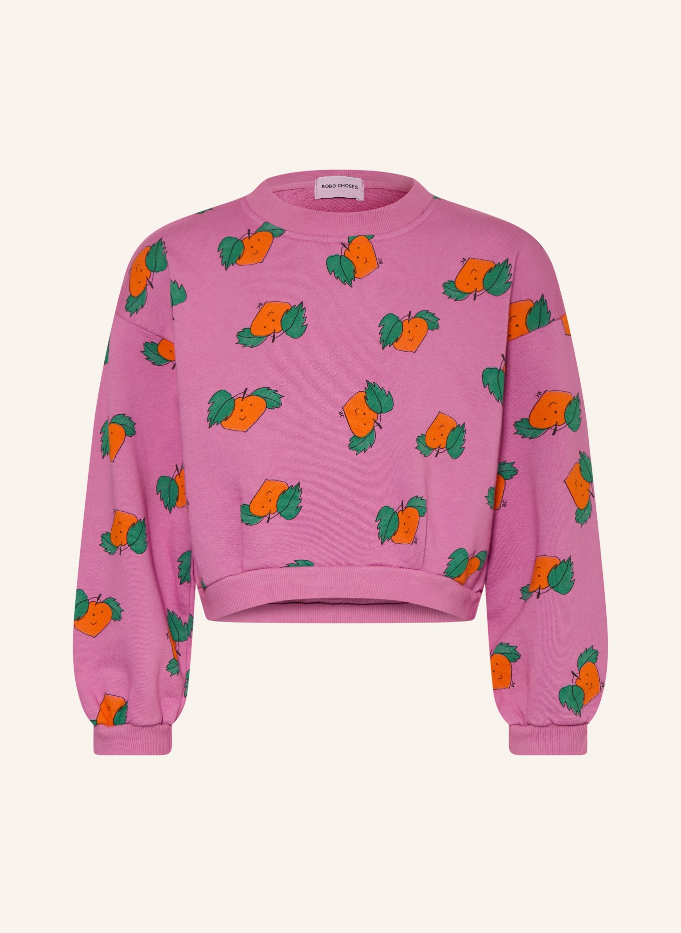 BOBO CHOSES sweatshirt: PINK / ORANGE / GREEN