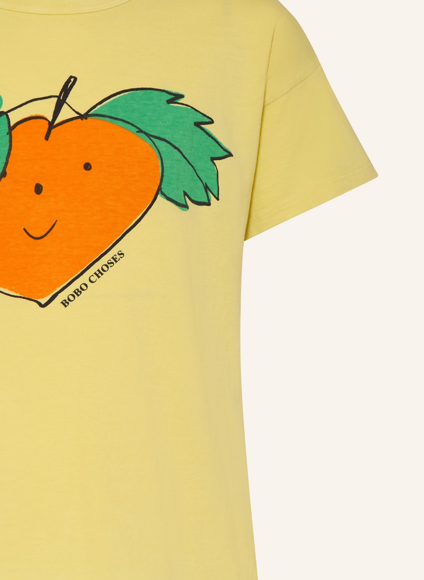 BOBO CHOSES T-Shirt: HELLGELB / ORANGE / GRÜN