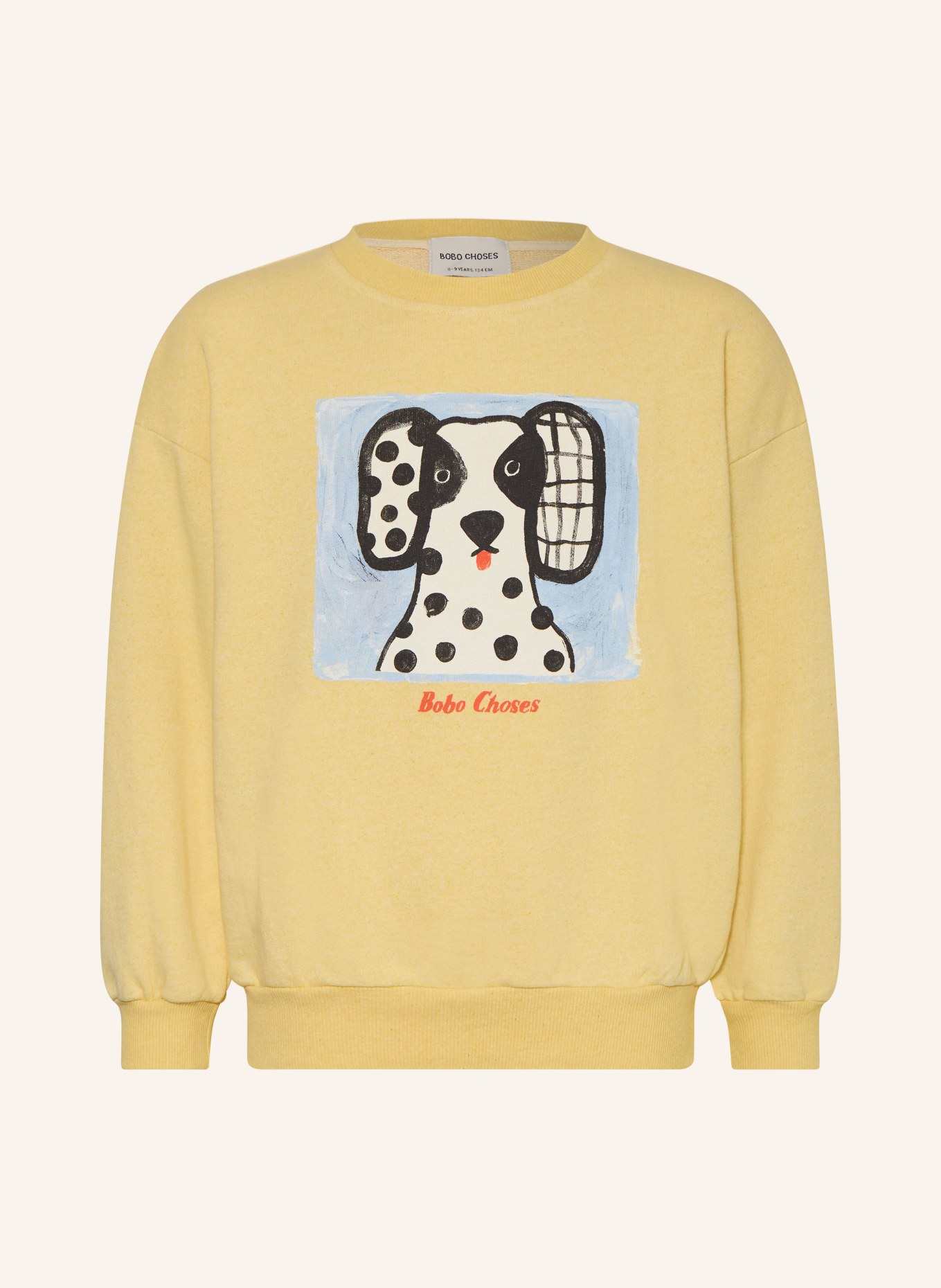 BOBO CHOSES VAN DOG sweatshirt: LIGHT YELLOW