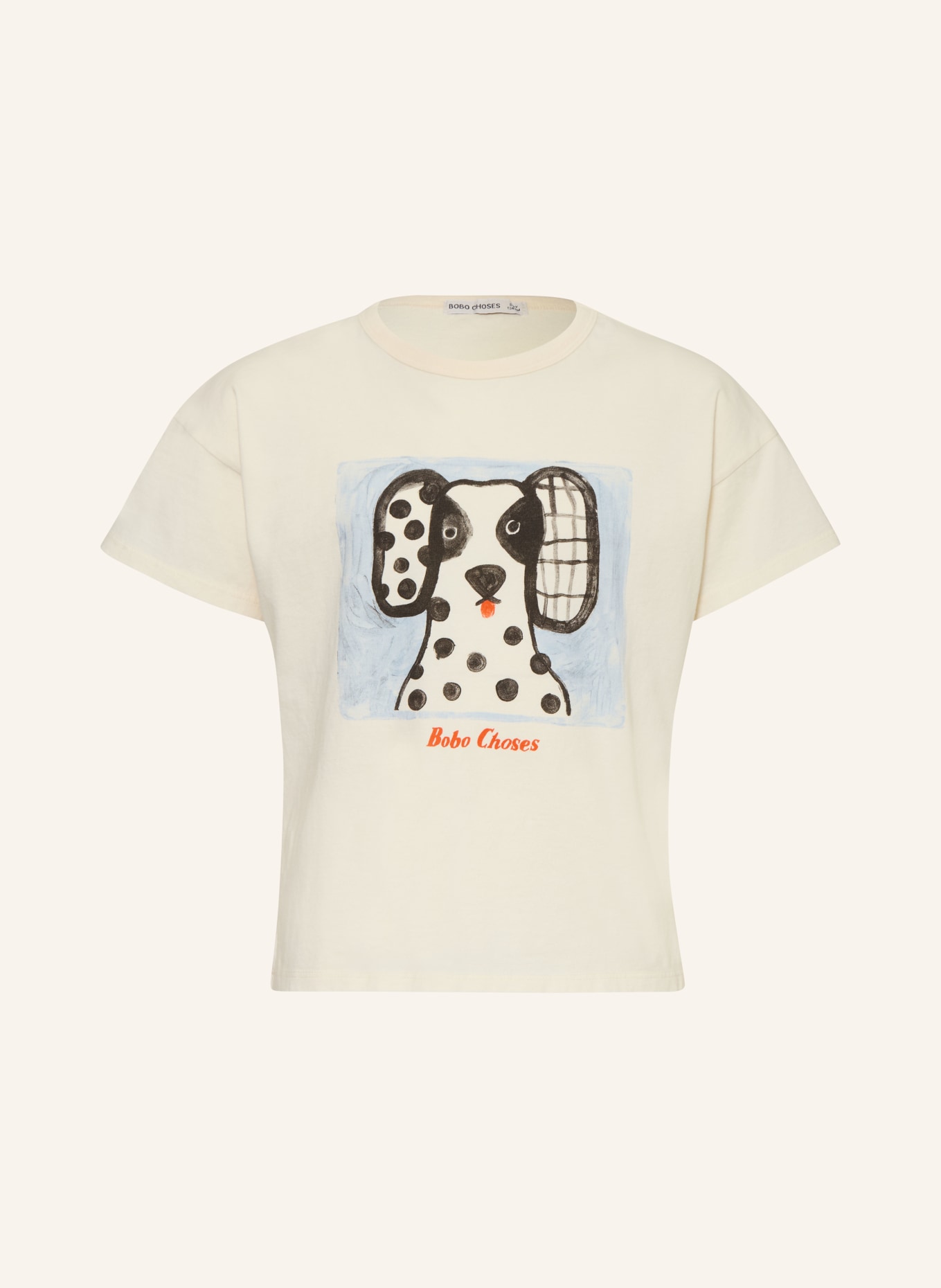 BOBO CHOSES T-Shirt VAN DOG: WEISS