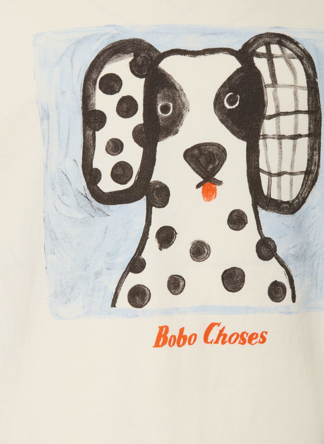 BOBO CHOSES T-Shirt VAN DOG: WEISS