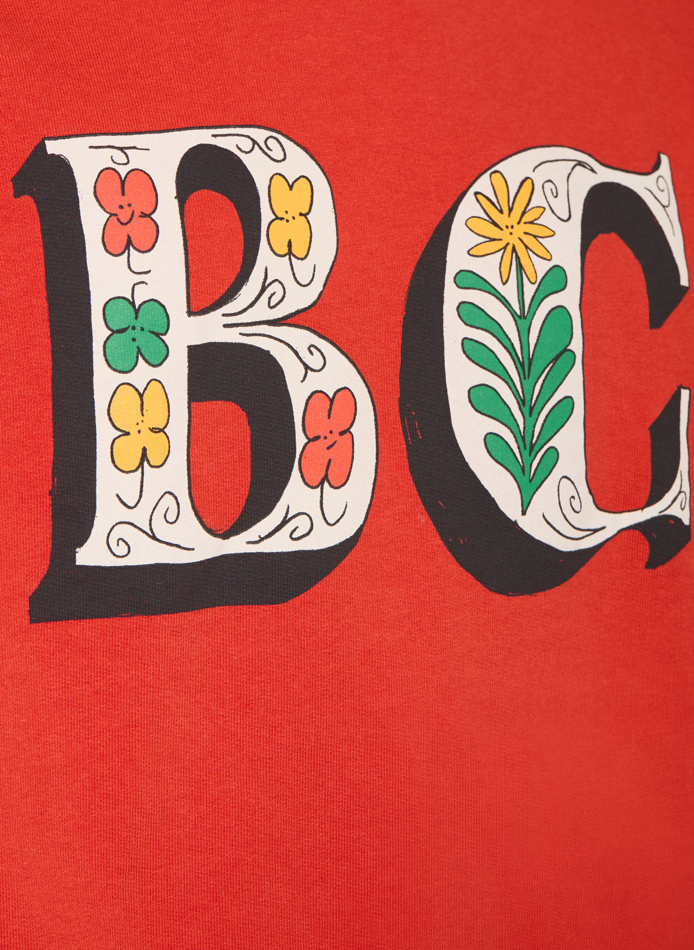 BOBO CHOSES sweatshirt: RED / YELLOW / GREEN